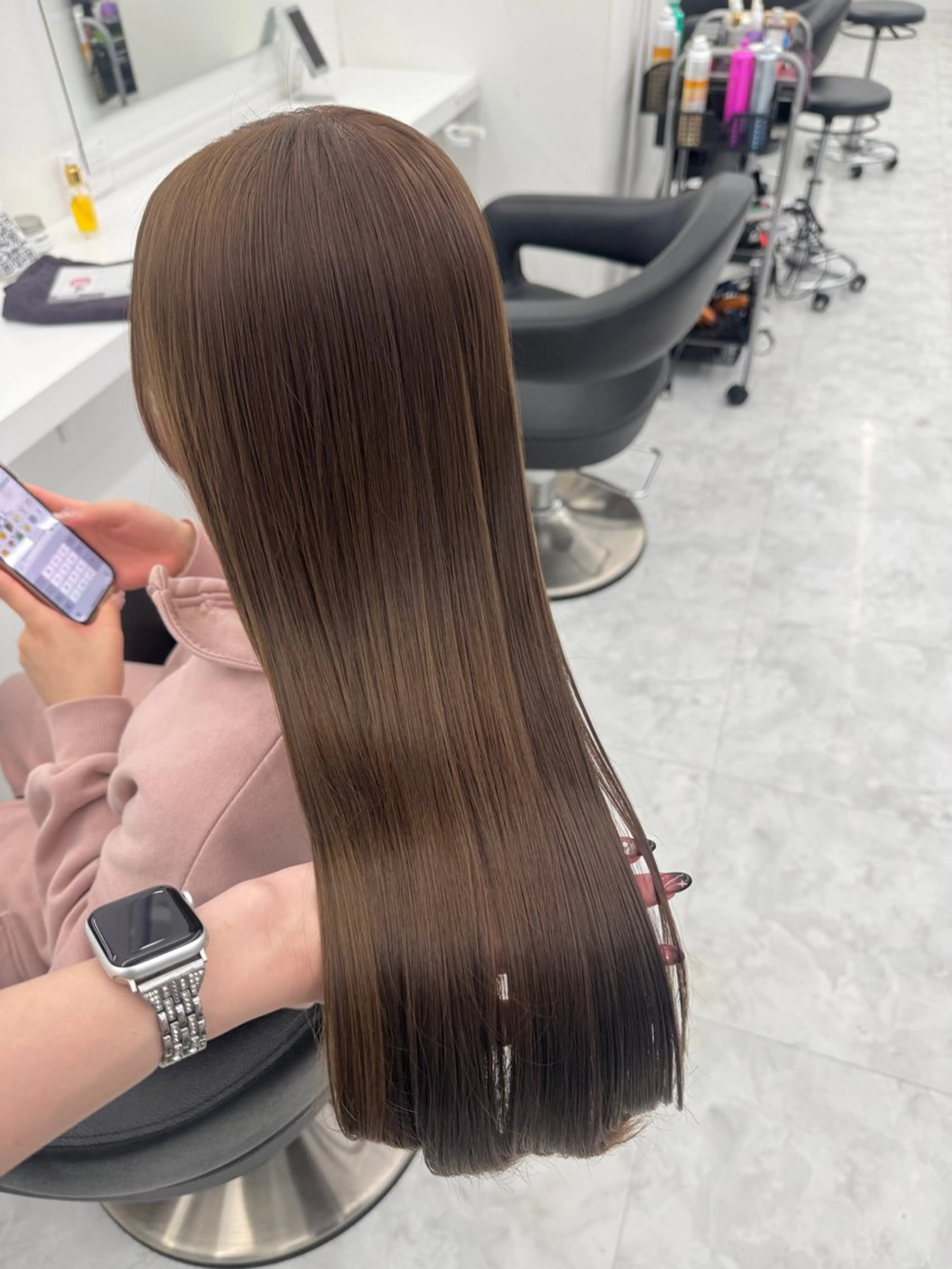 カラー 🥂上品ワンホンヘア 🥂nozomiのヘアスタイル