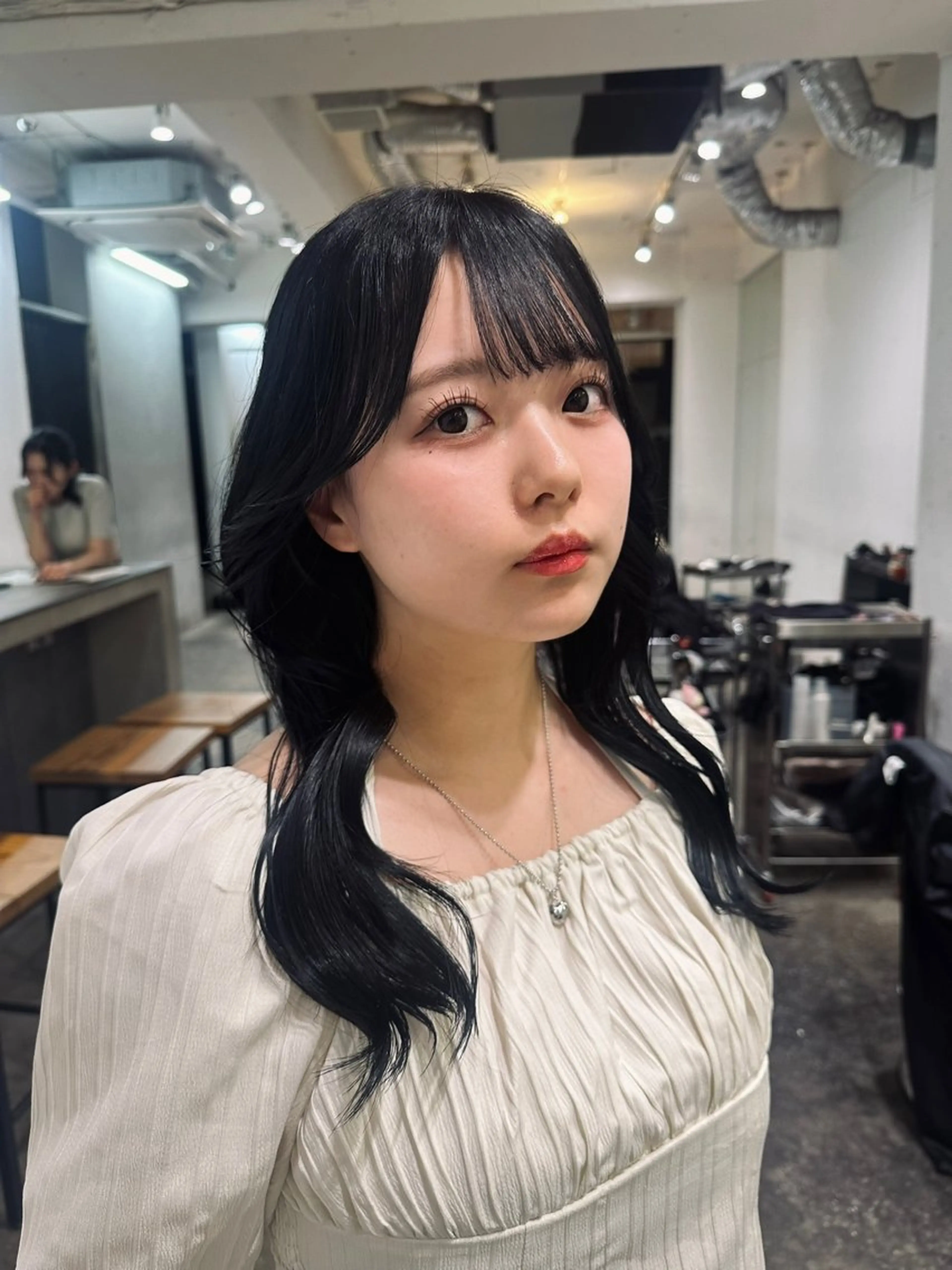 セミロング カラー 透明感カラー 韓国風ヘア 韓国風 レイヤー/seiyaのヘアスタイル