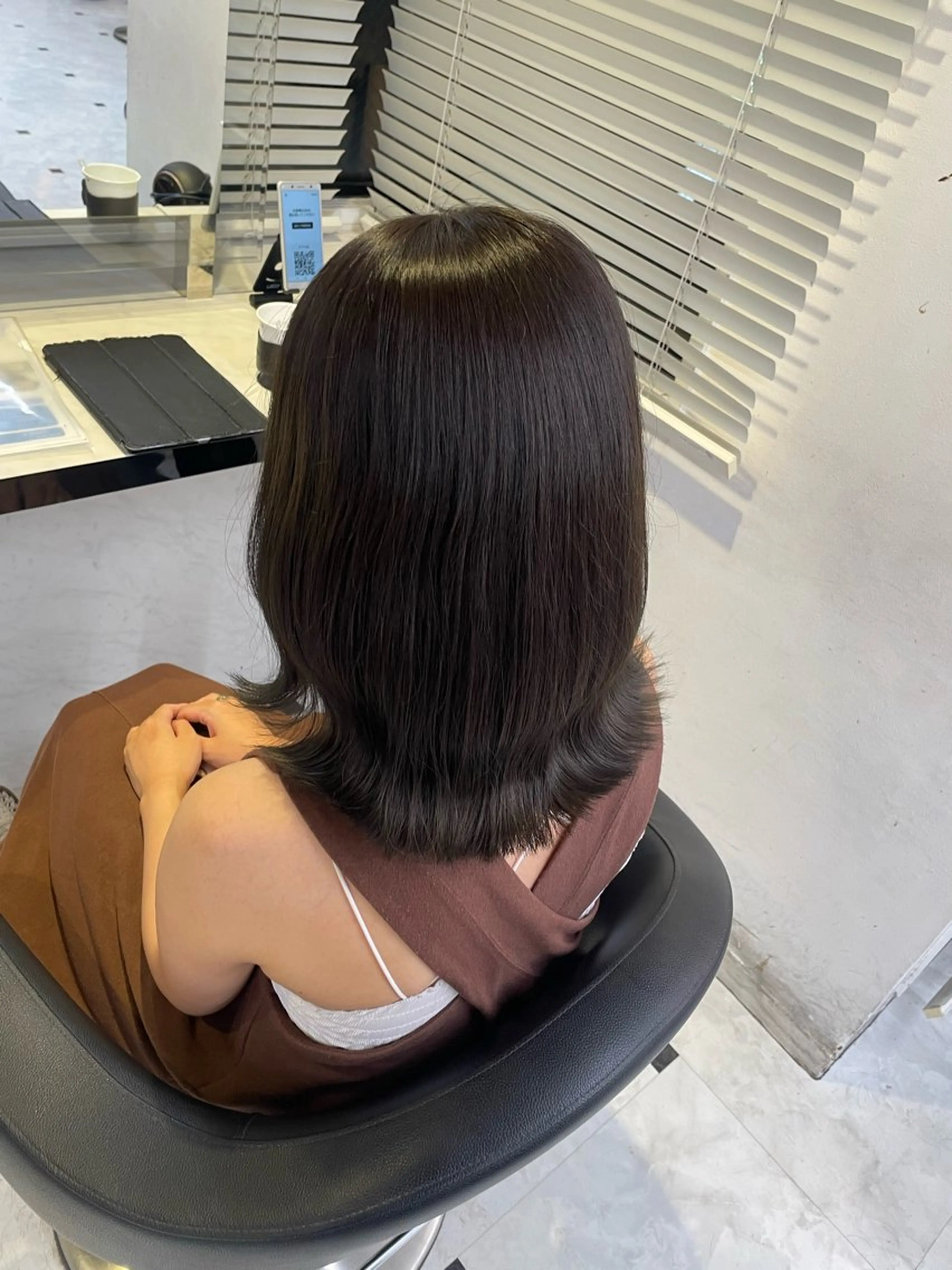 ミディアム ヘアカラー うる艶トレンドヘア 🕊️上野BABYのヘアスタイル