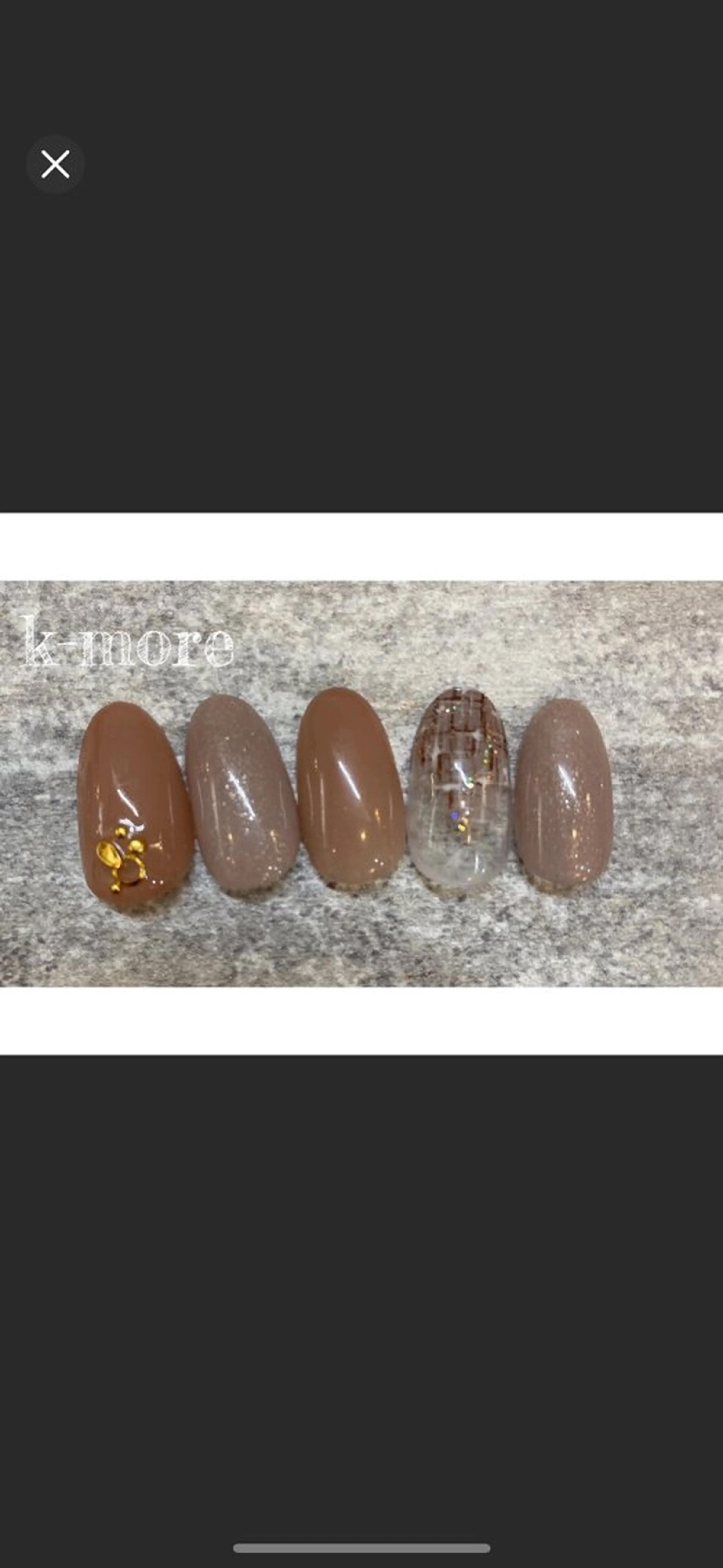 ミディアム K-more（ケーモア）知立店所属・K-more知立店 まなみのネイルデザイン