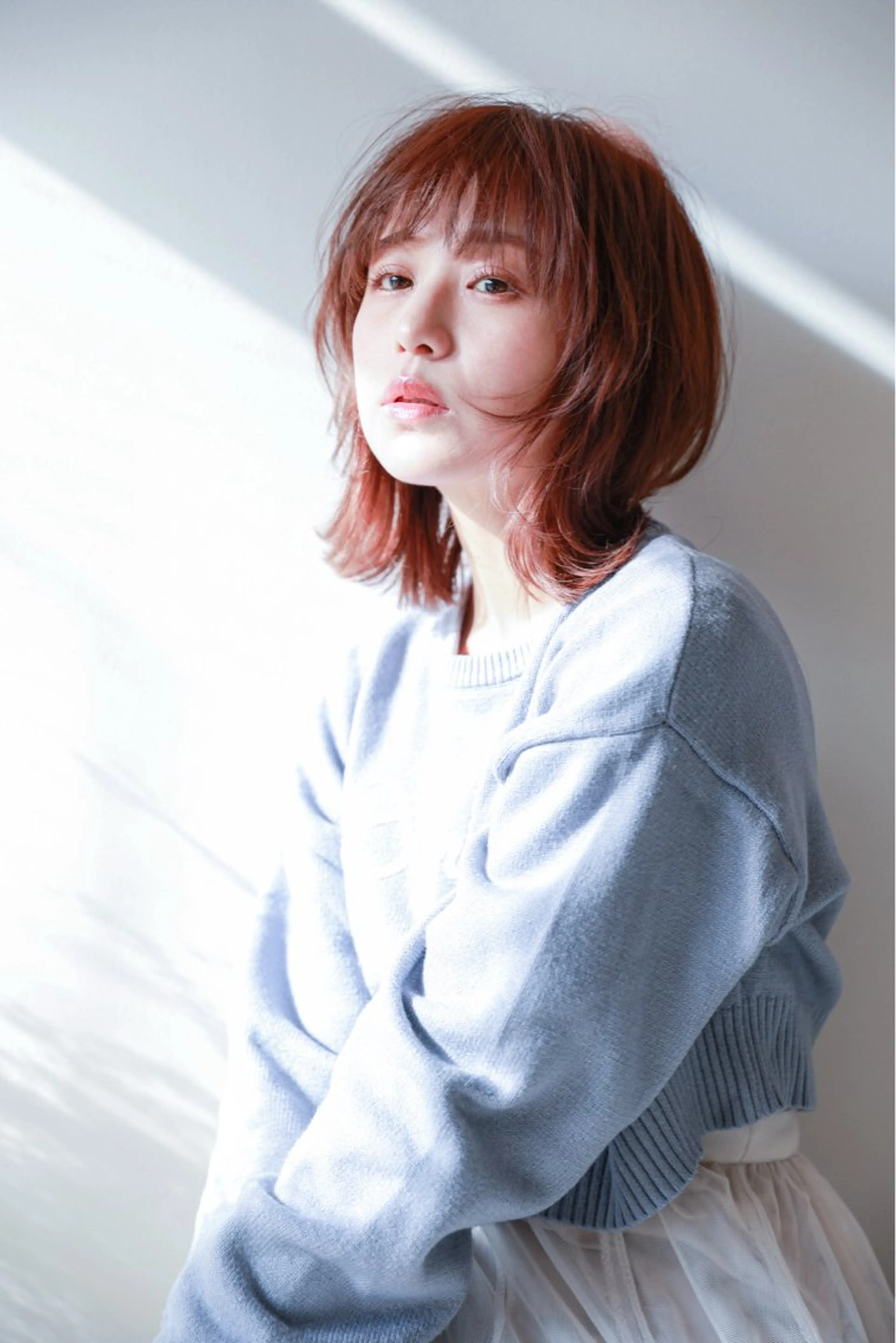 ミディアム カット ヘアカラー トリートメント 高濃度水素/髪質改善 /柳原大輝のヘアスタイル