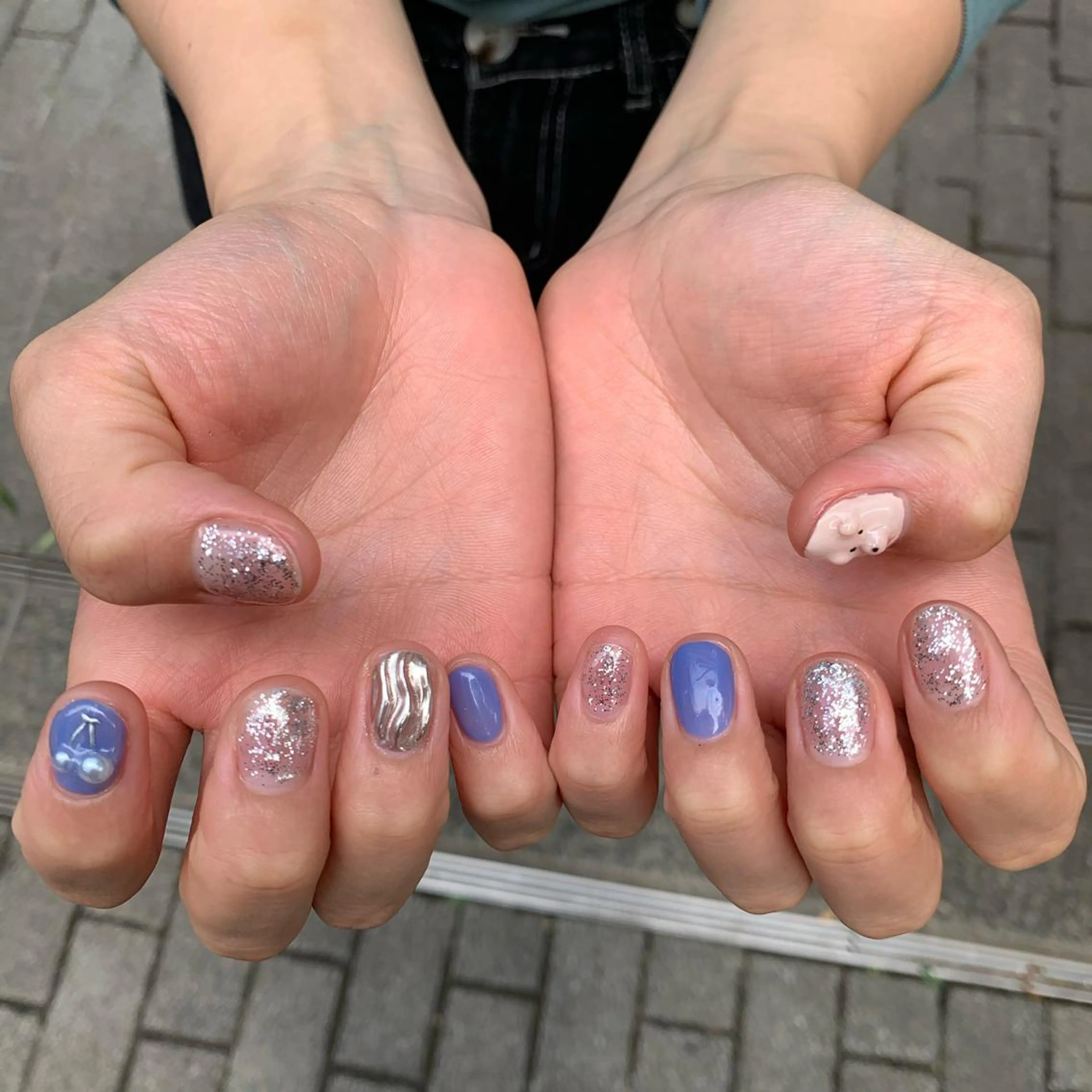 ネイル 平野葵🎀 hair/nailのネイルデザイン