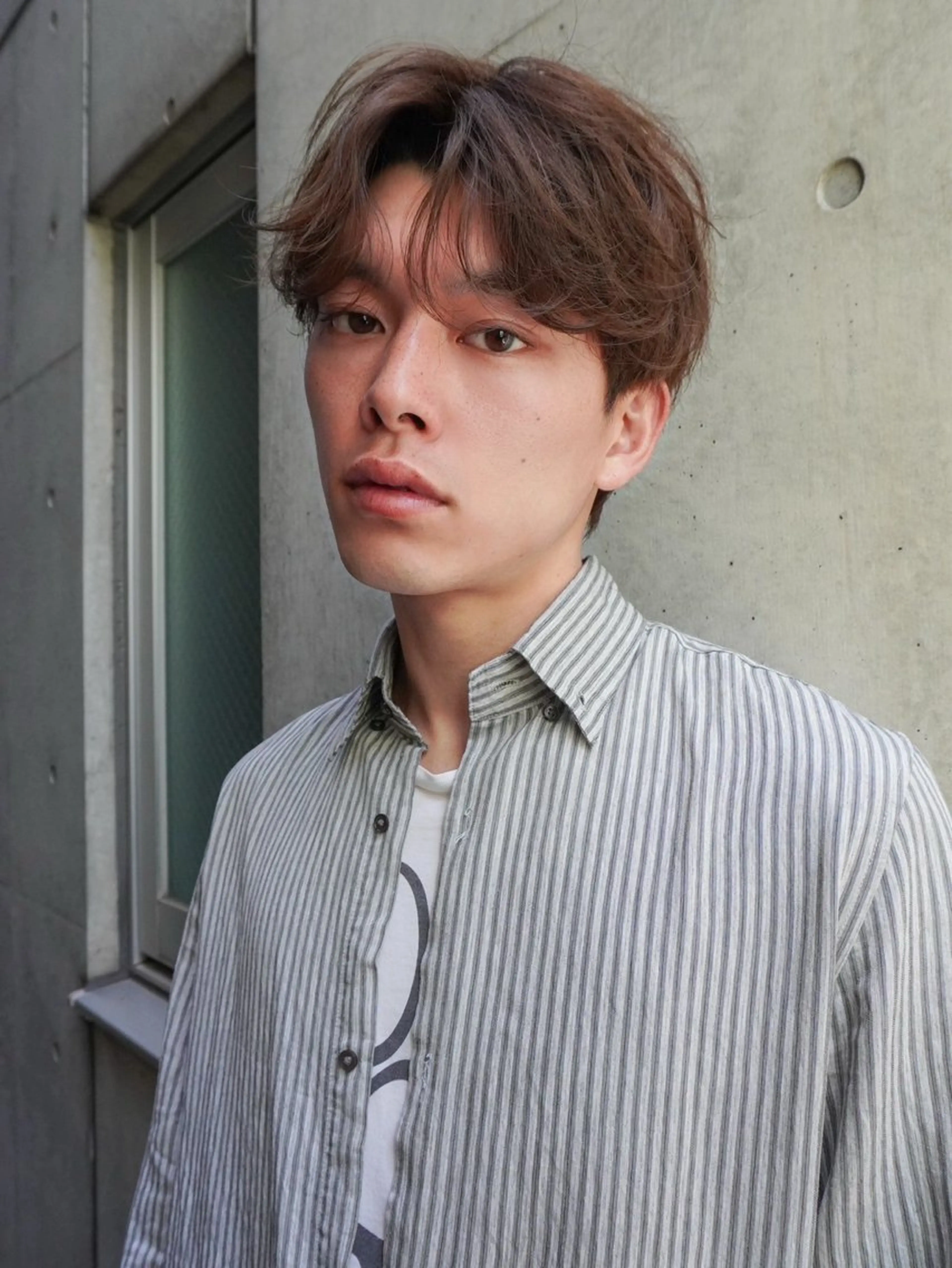 メンズ KOHEI/ブリーチ •縮毛矯正モデル募集のヘアスタイル