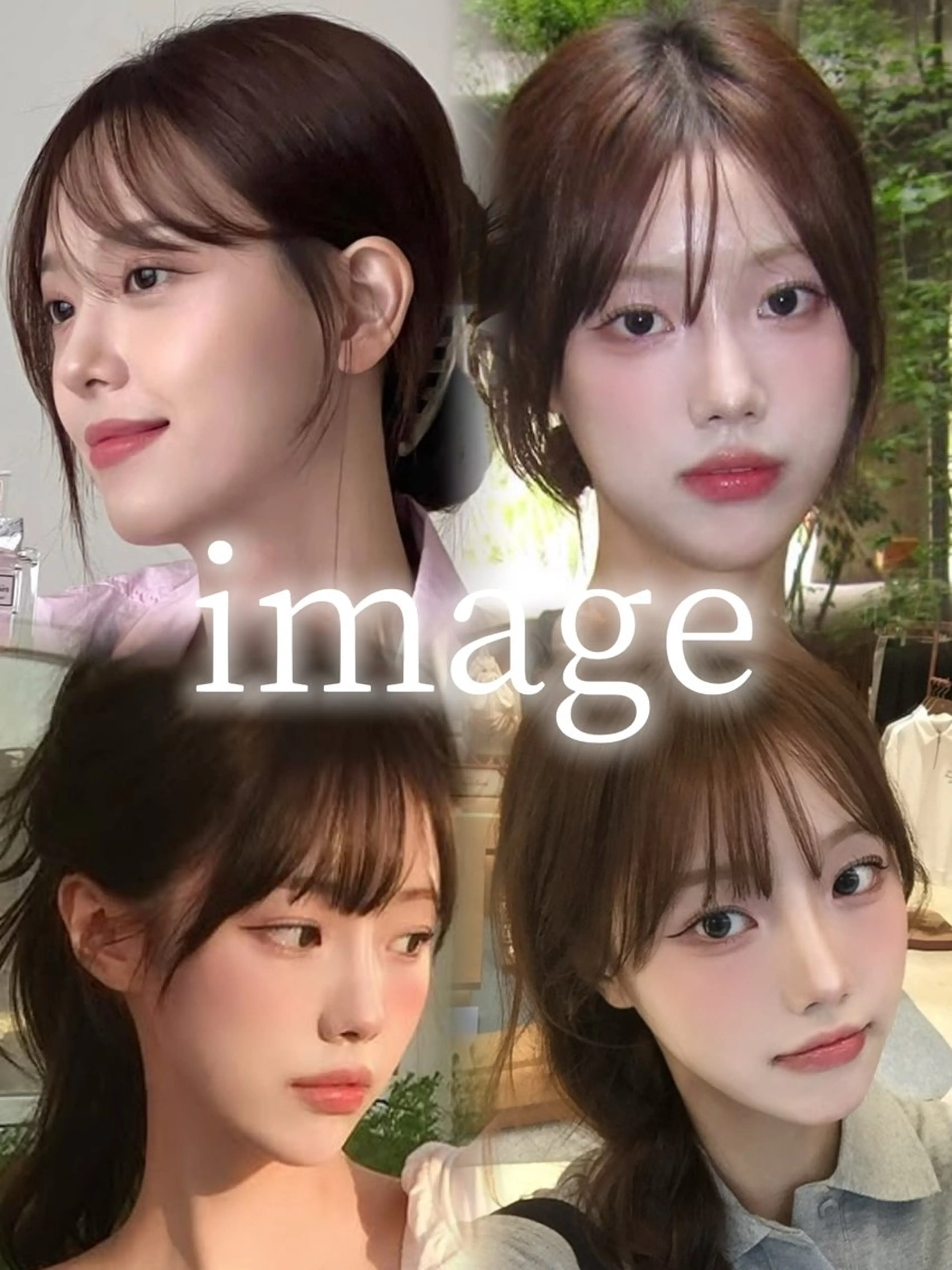 カラー ヘアアレンジ おくれ毛 カット ヘアカラー 似合わせ顔まわり カット💛森尾真由美のヘアスタイル