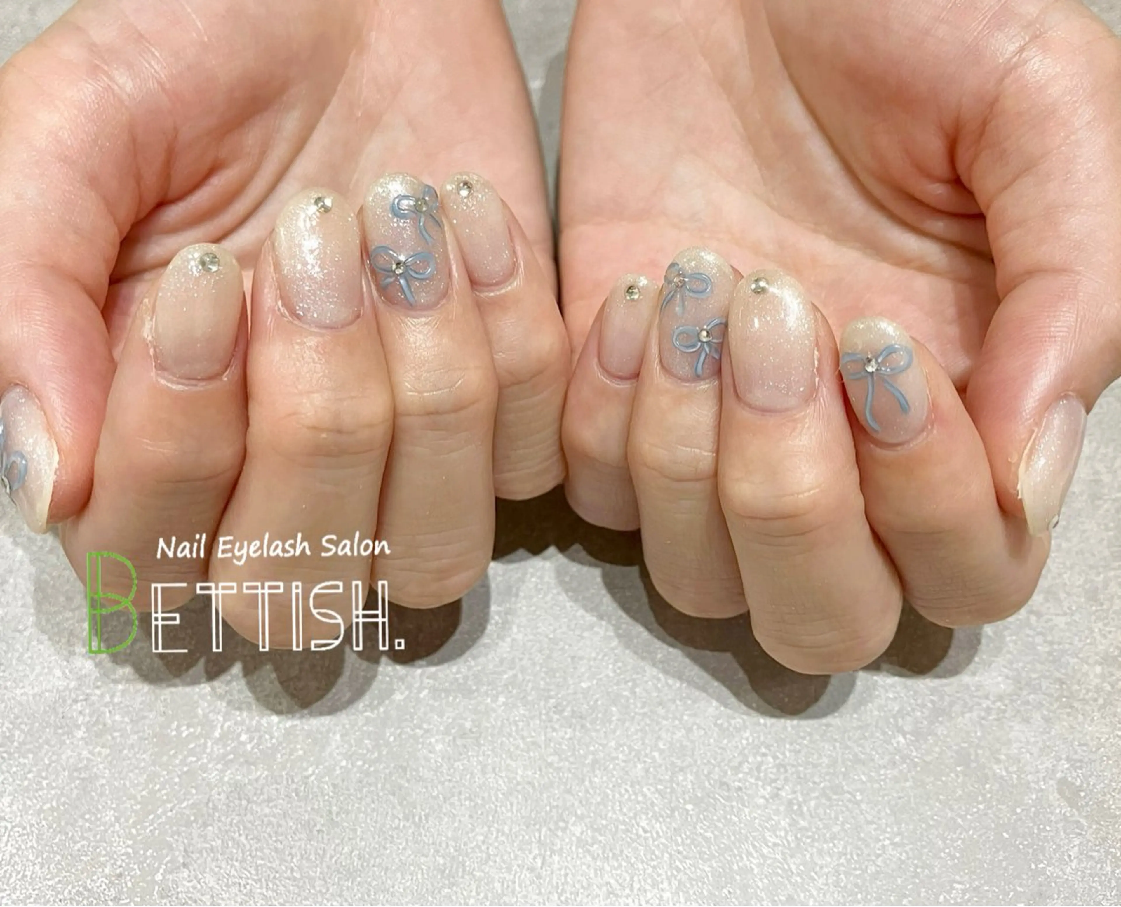 ネイル リボン ハンドネイル BETTISH. KUMIKO☺︎︎のネイルデザイン