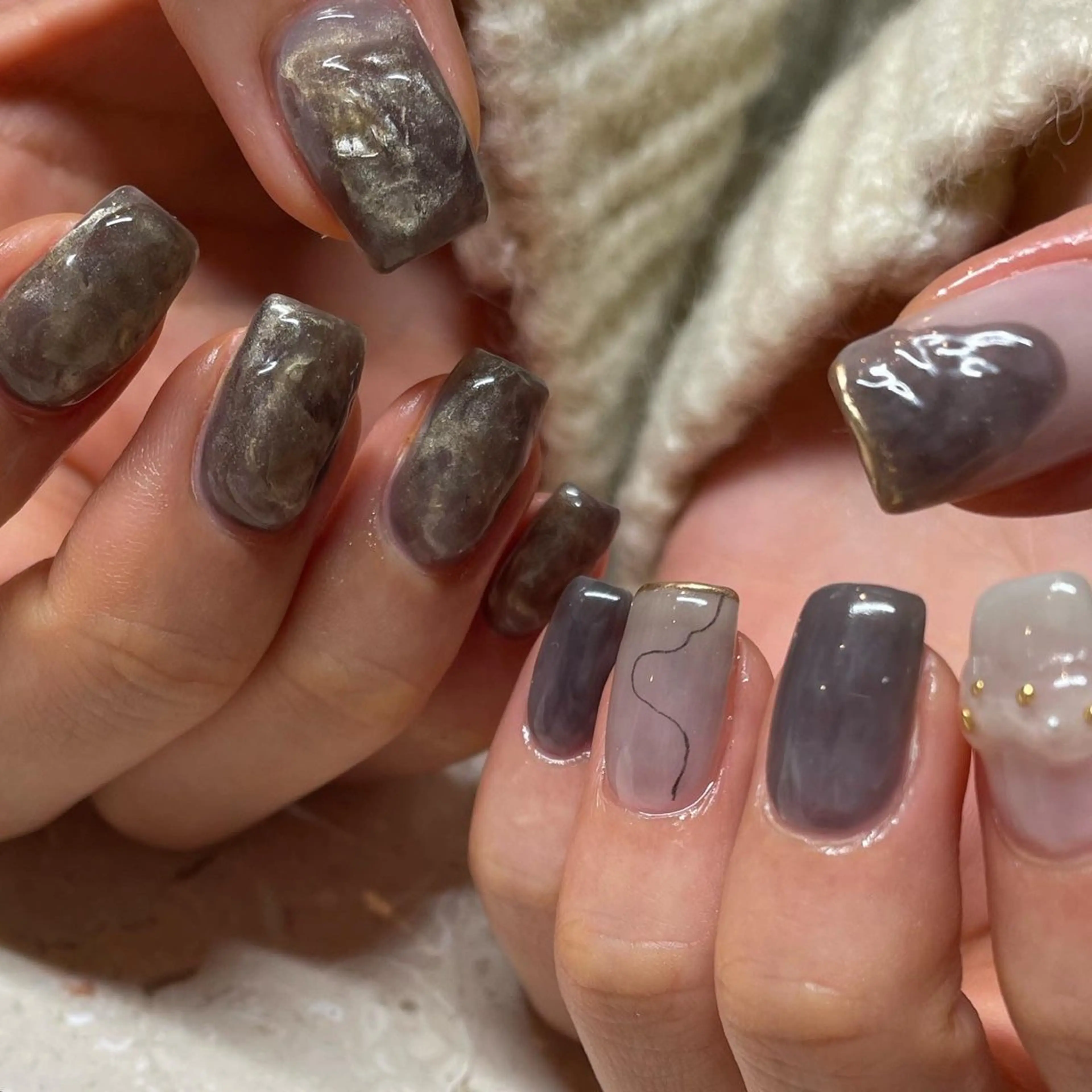 ネイル ニュアンスネイル Manon Yuiのマツエク・マツパデザイン