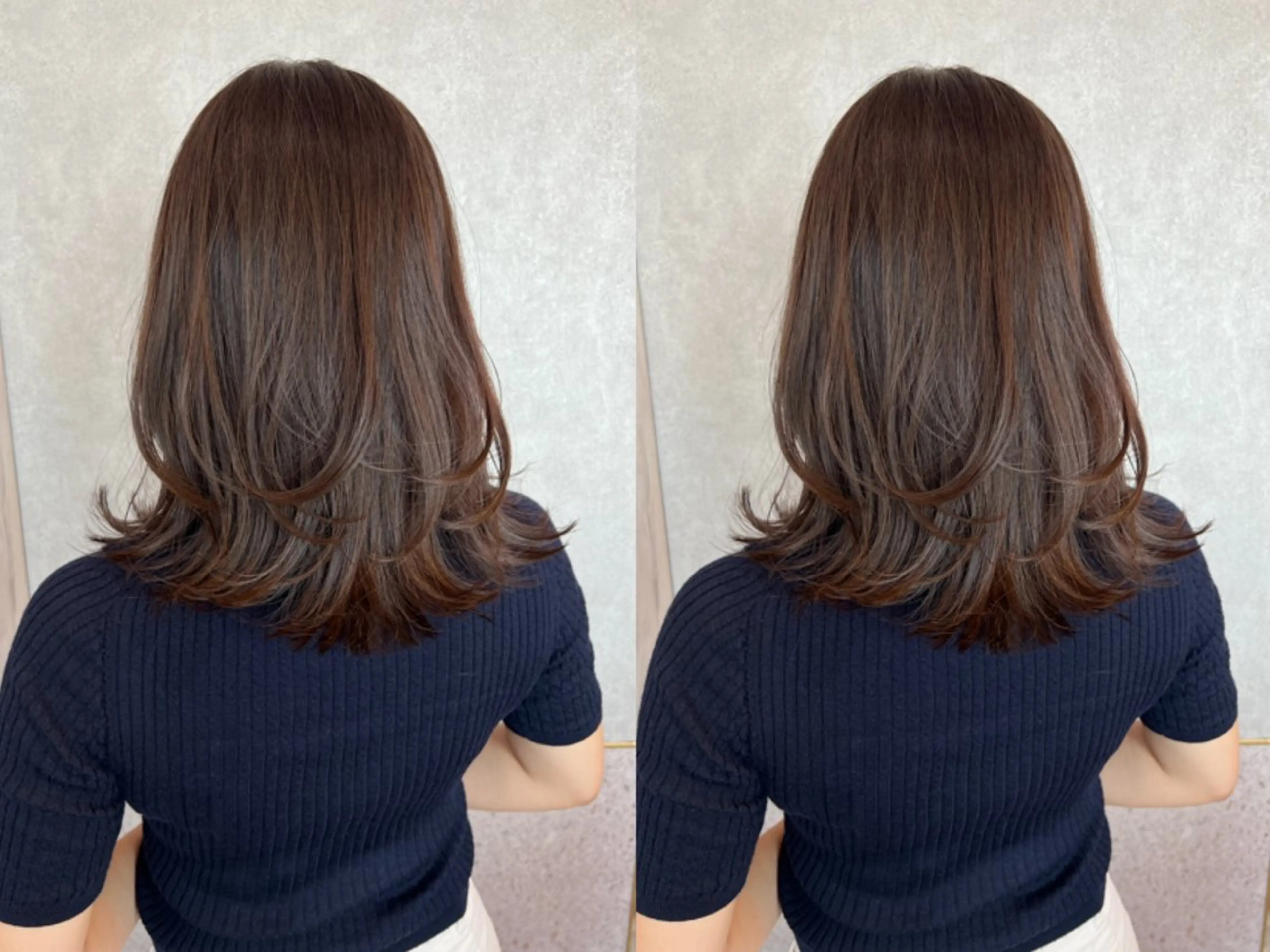 ミディアム カラー Loom .by Sea  ルームバイシー所属・レイヤー/前髪/ 韓国/CHIHIROのヘアスタイル