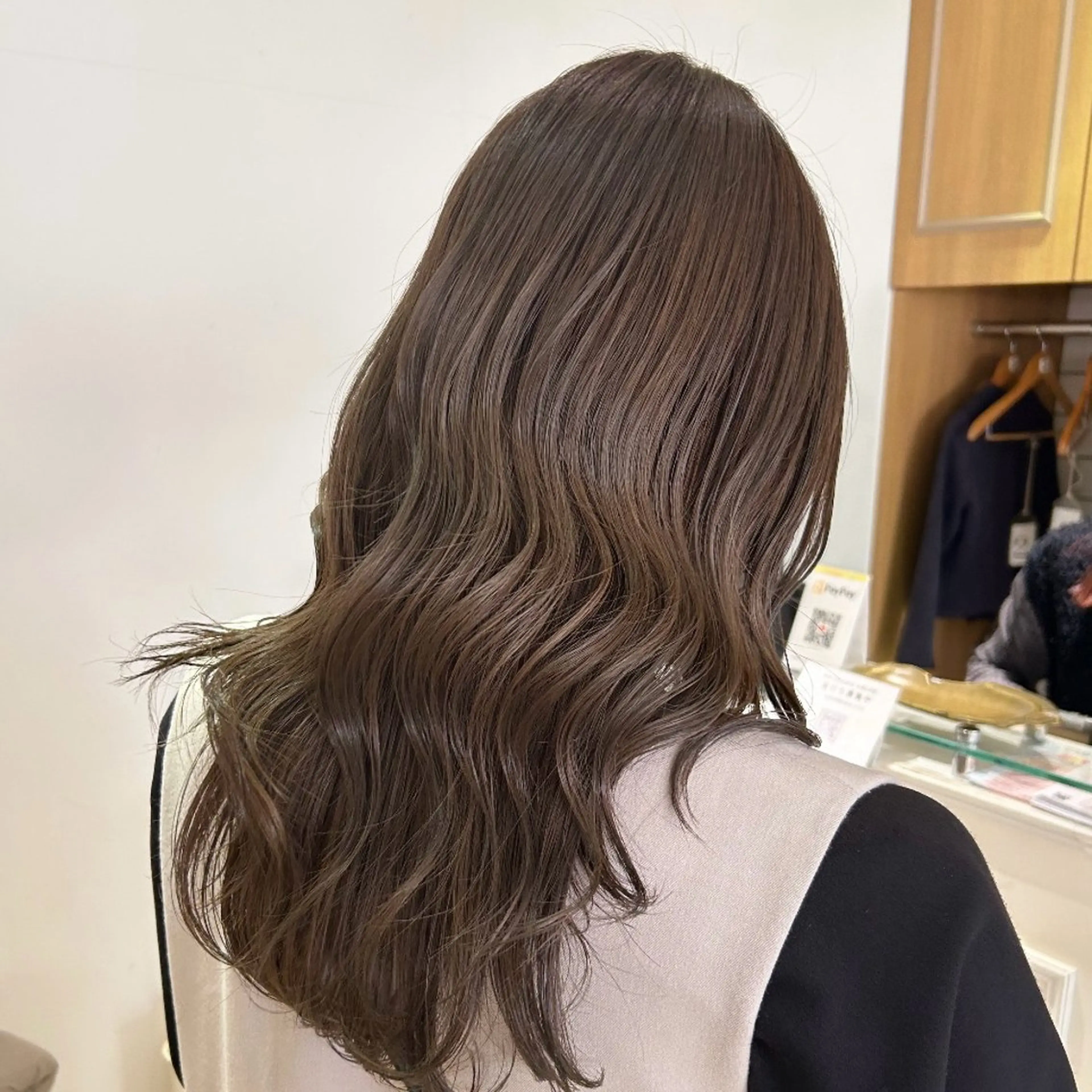 ロング カラー ヘアアレンジ カット ヘアカラー トリートメント 吉水 彩乃 /ボブ/透明感カラーのヘアスタイル