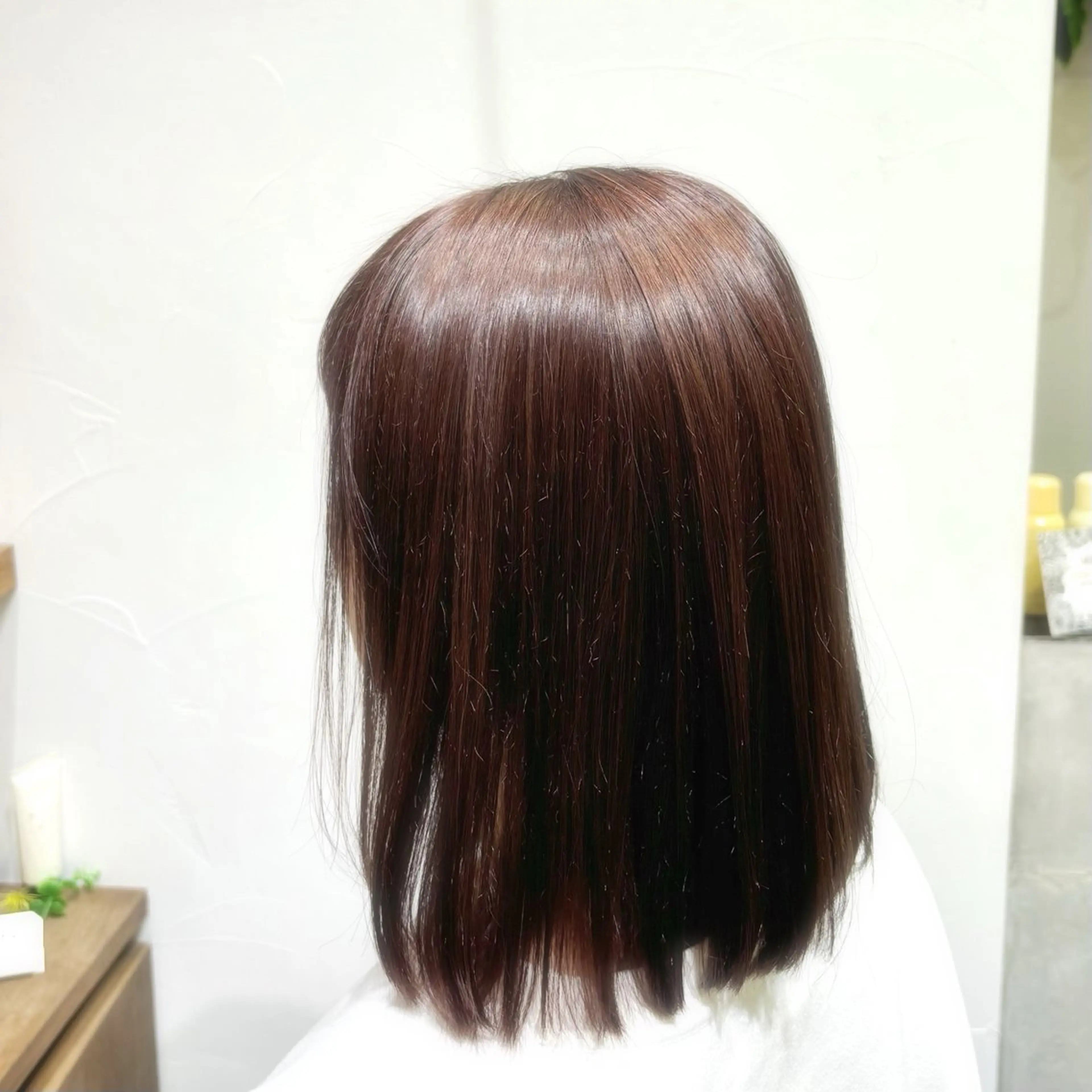 ミディアム カラー ブラウンカラー ヘアカラー 透明感/ベージュ/ 顔周り/yuna.のヘアスタイル