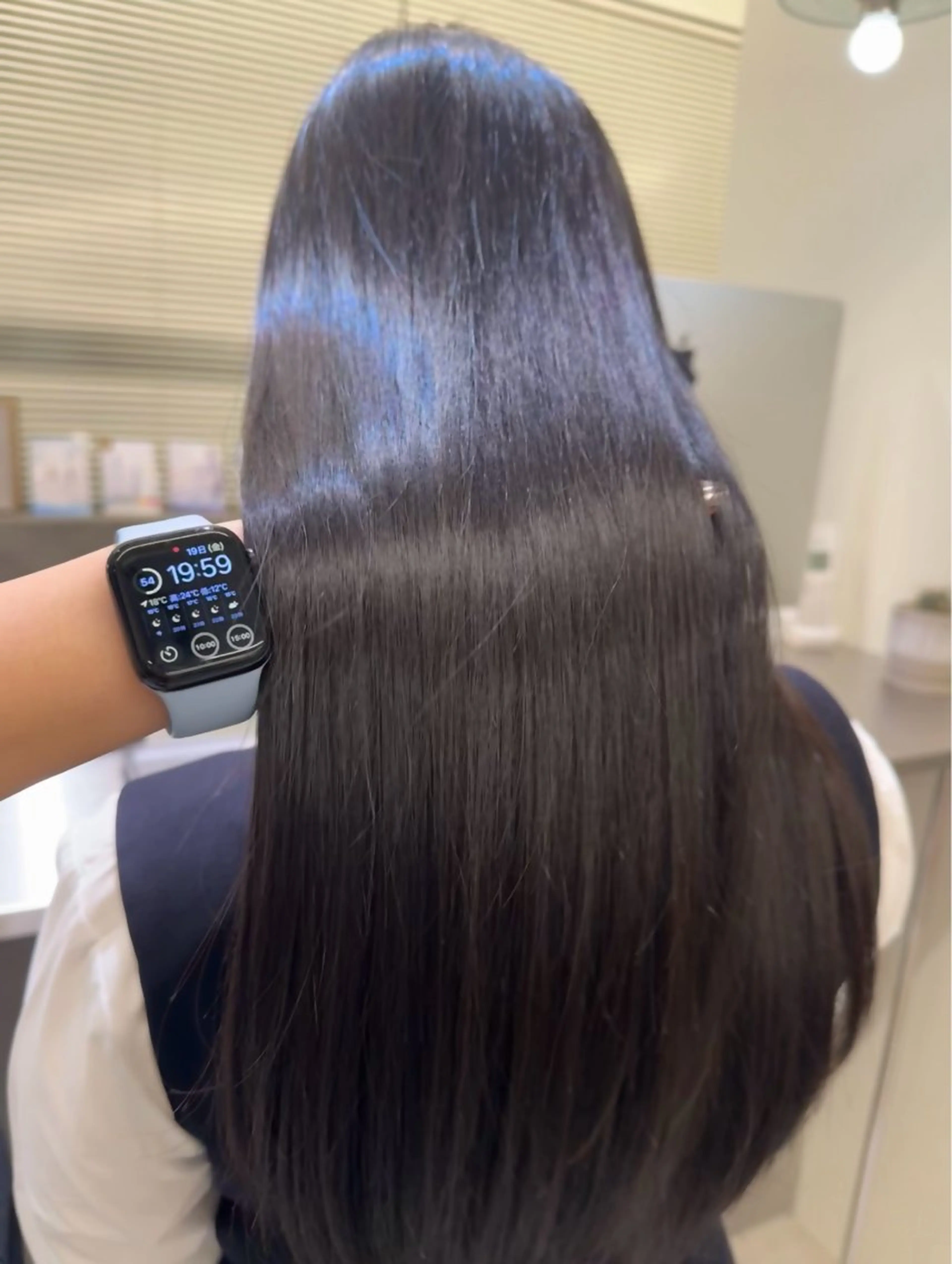 ロング 縮毛矯正 トリートメント NORTY所属・🫧小栗 萌衣✨のヘアスタイル