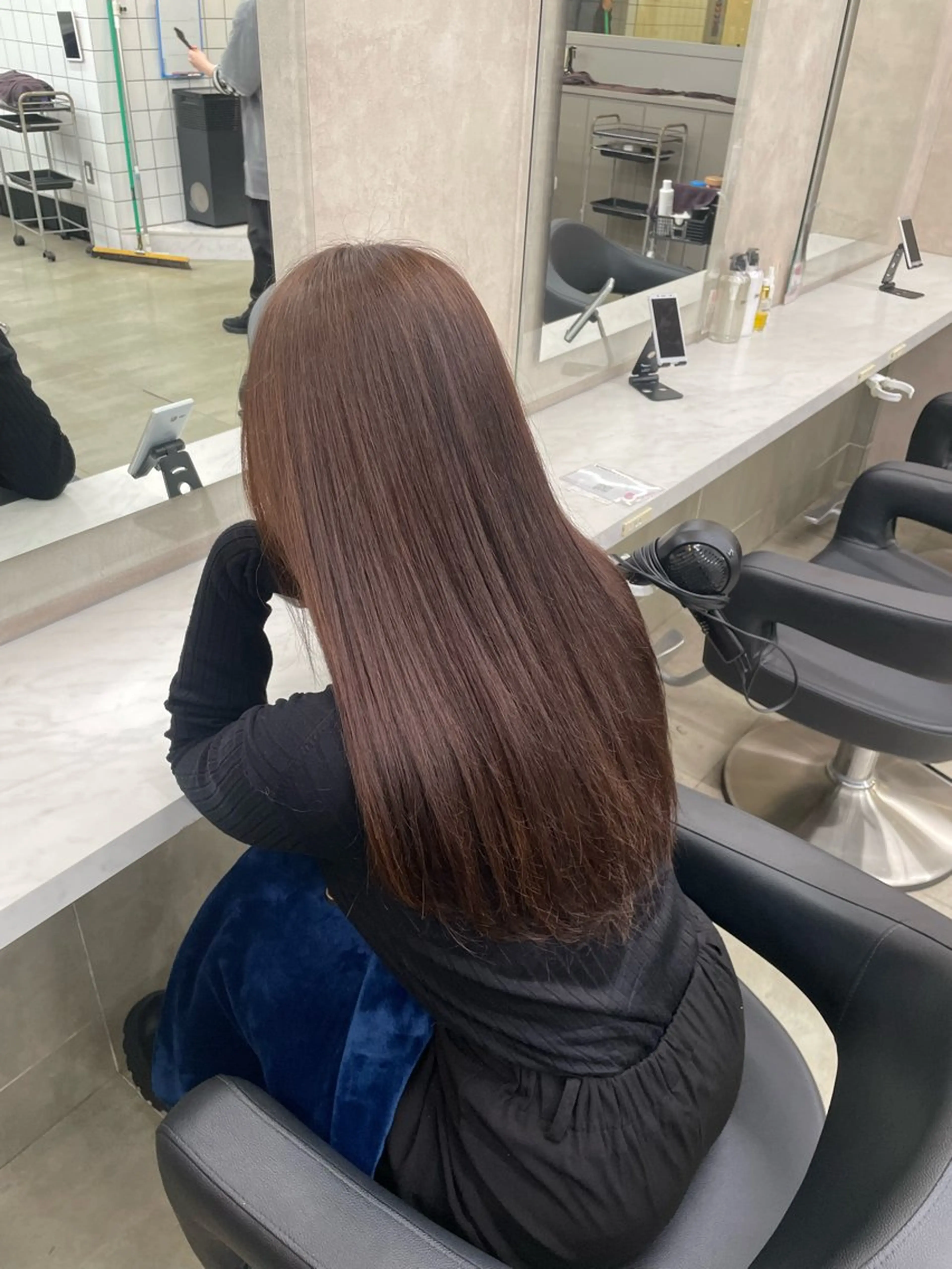 ロング カラー ヘアアレンジ ヘアカラー トリートメント ヘアセット 💗横浜美容室 💗HARUNAのヘアスタイル