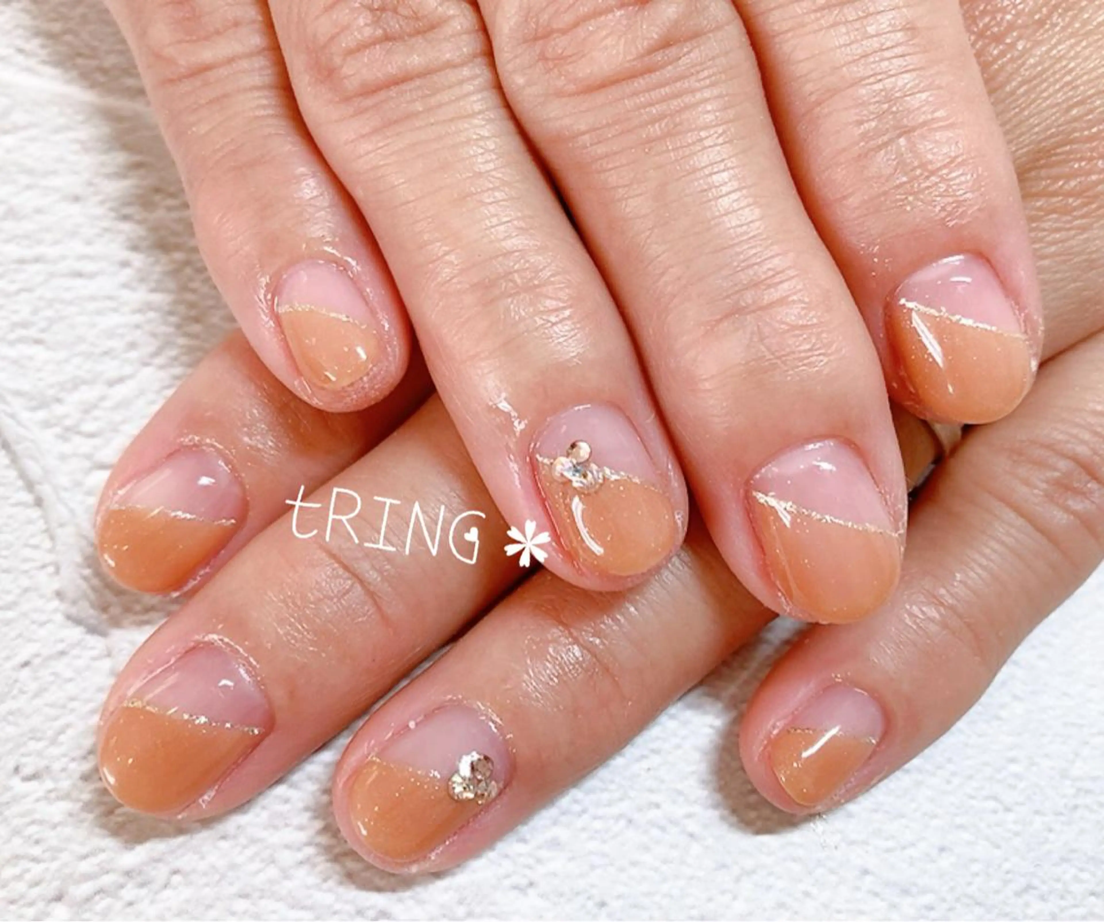 ネイル ハンドネイル tRING＊ しいの木台のネイルデザイン