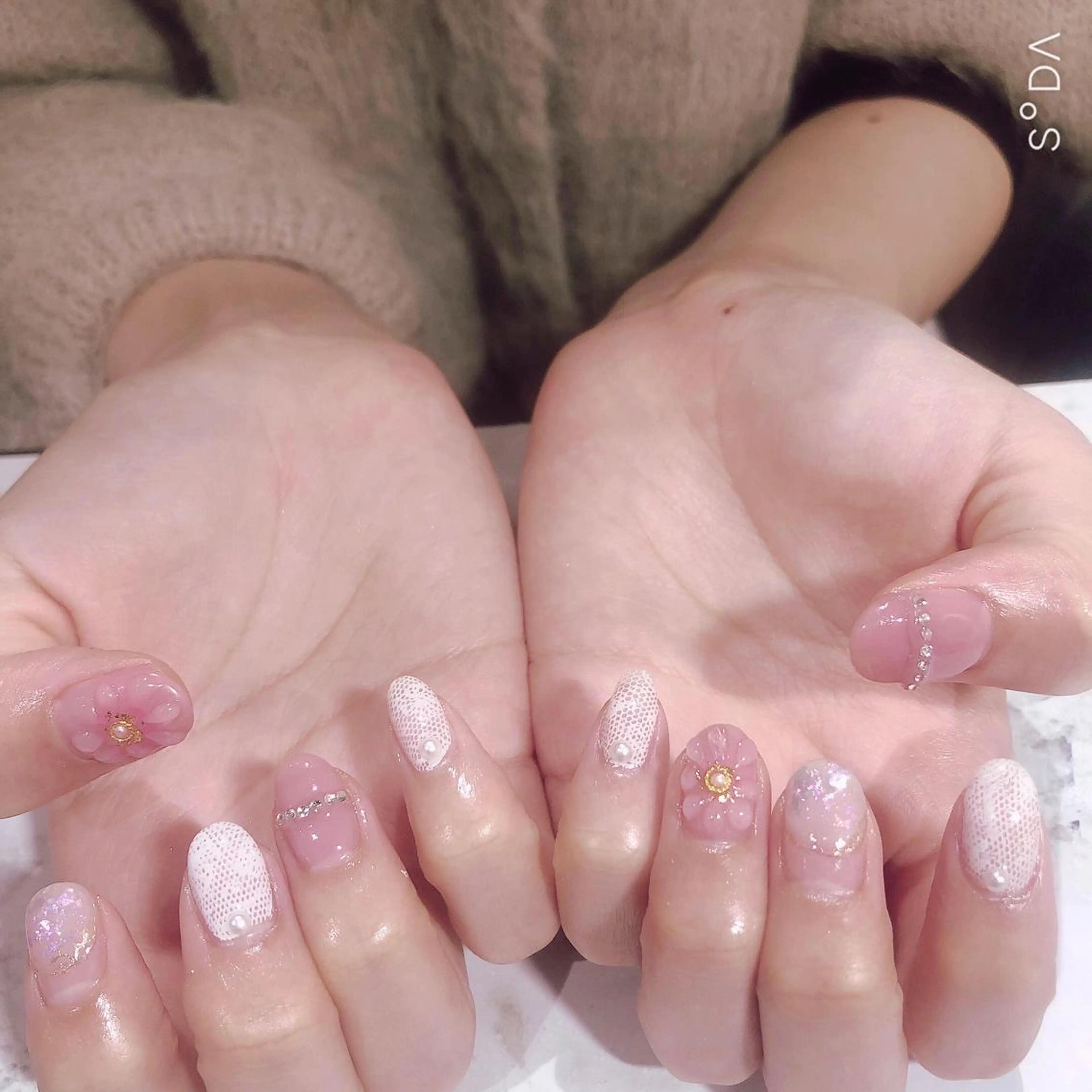 ネイル 卒業式 ハンドネイル 吉野✨ ネイルデザイナー✨のネイルデザイン