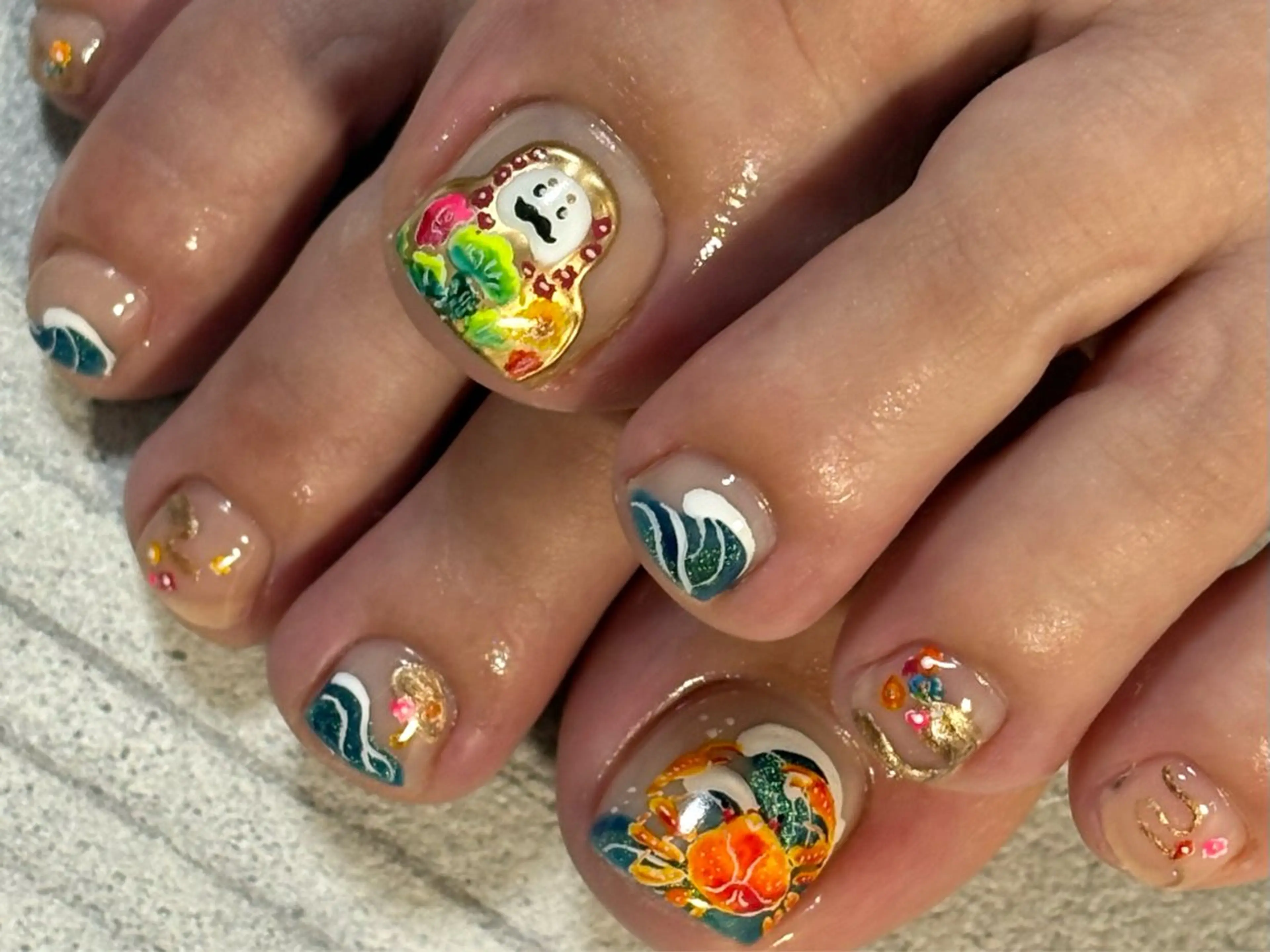 ネイル フットネイル FIORITURA Maikoのネイルデザイン