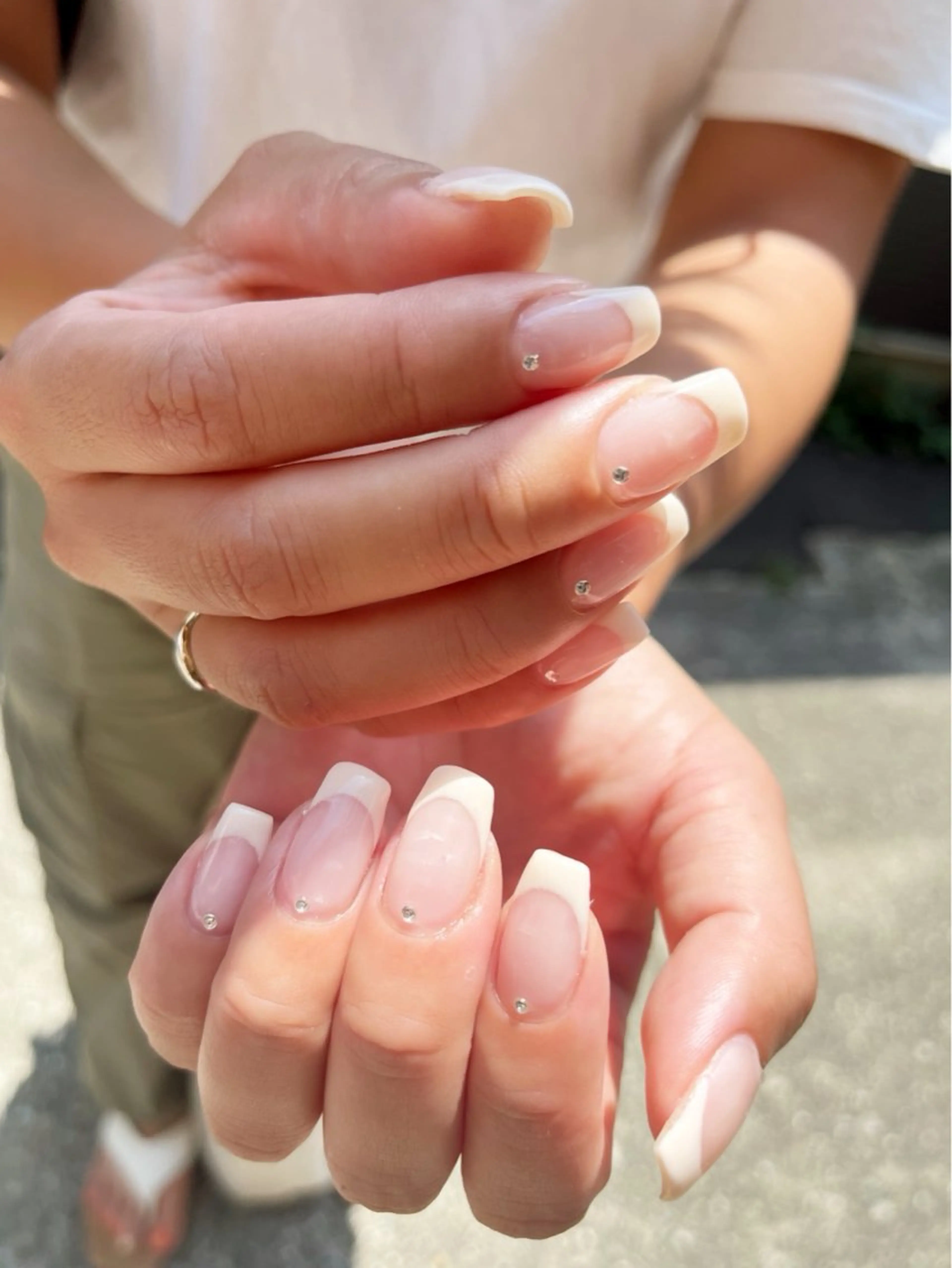 オフ込み➕フレンチネイル💅の写真
