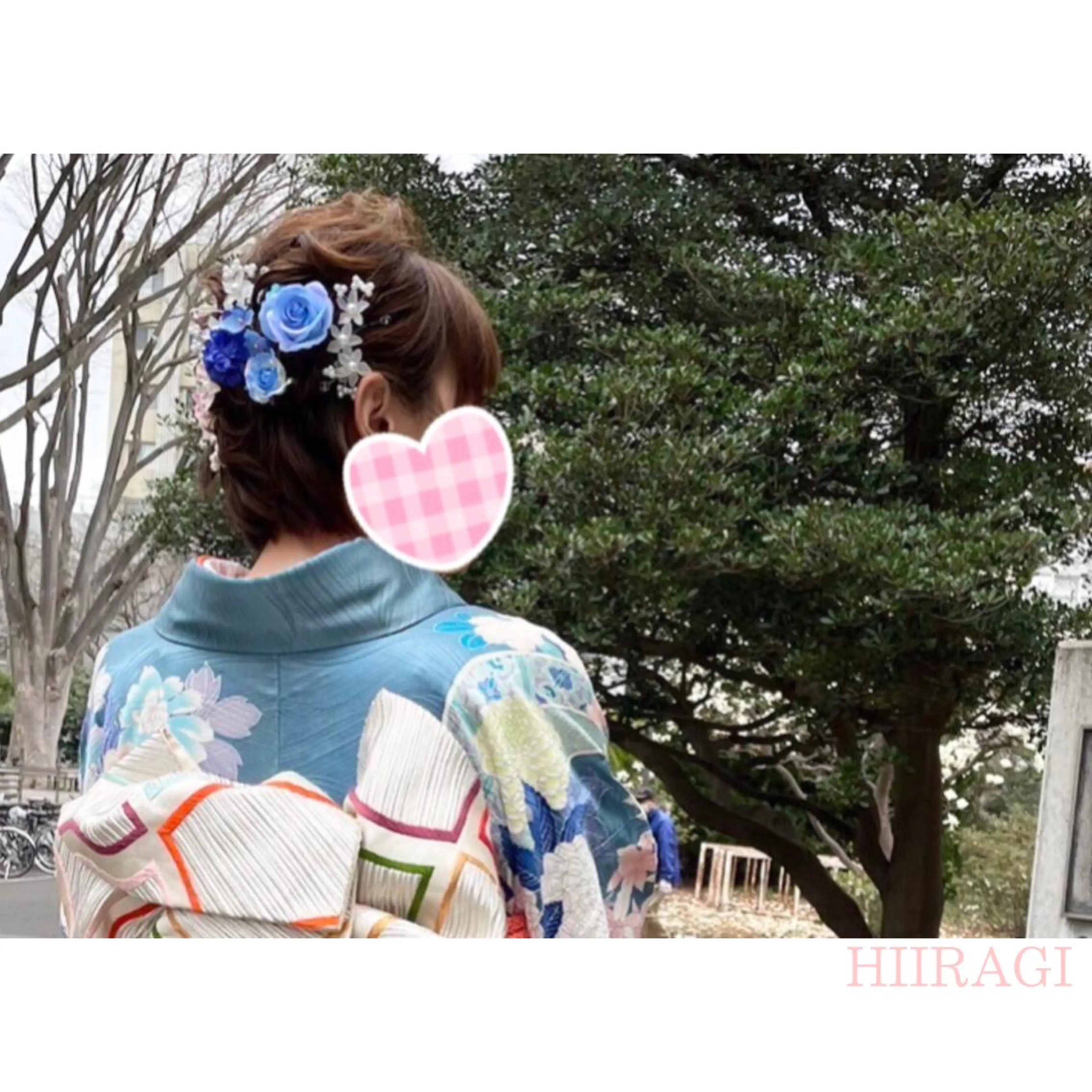 ヘアアレンジ 卒業式のヘアスタイル 着付け 美容室 HIIRAGIのエステ・リラクイメージ