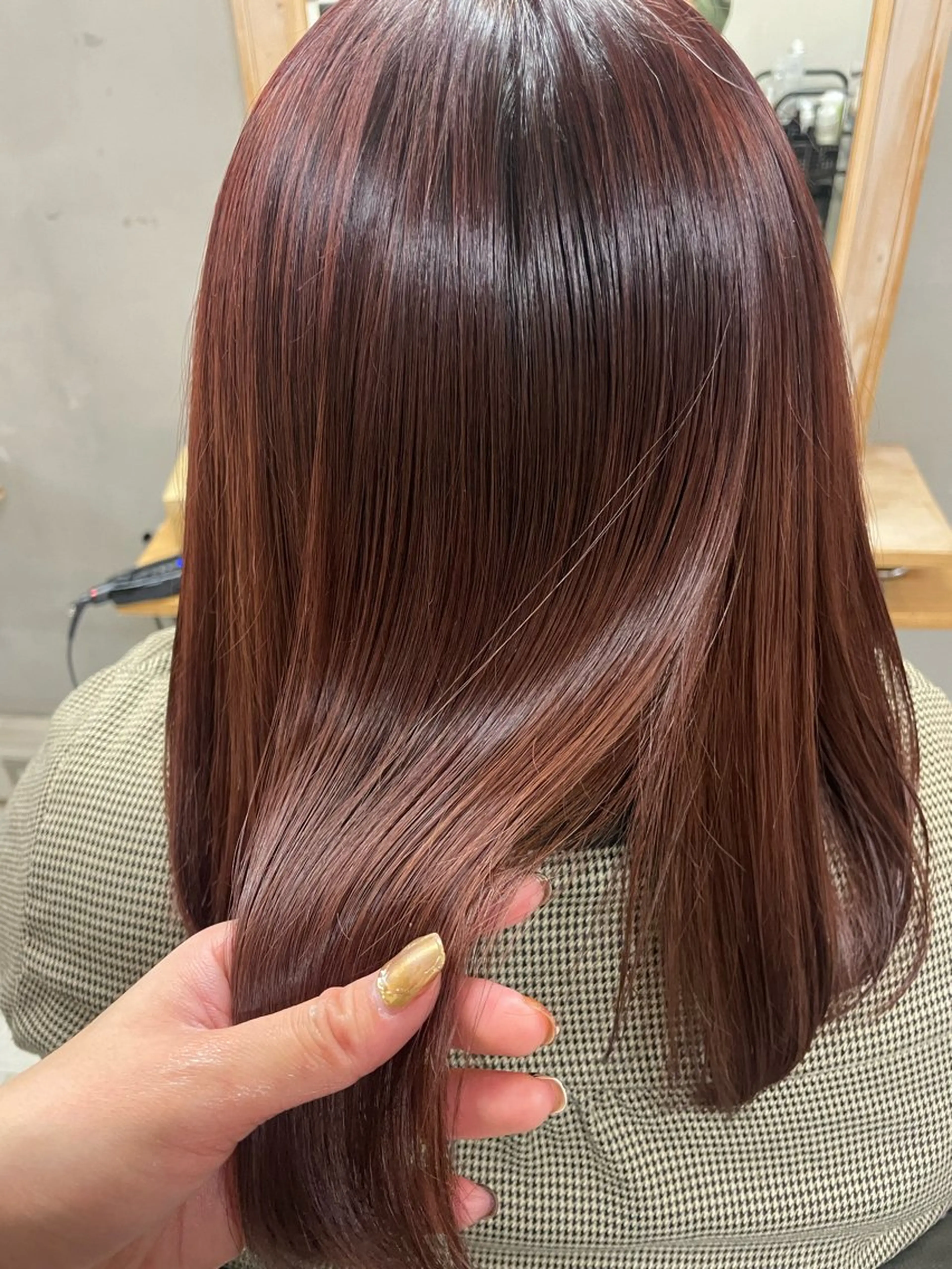 セミロング カラー トリートメント Hair art chiffon 川口店所属・レディースカット💎 INA️🫧のヘアスタイル