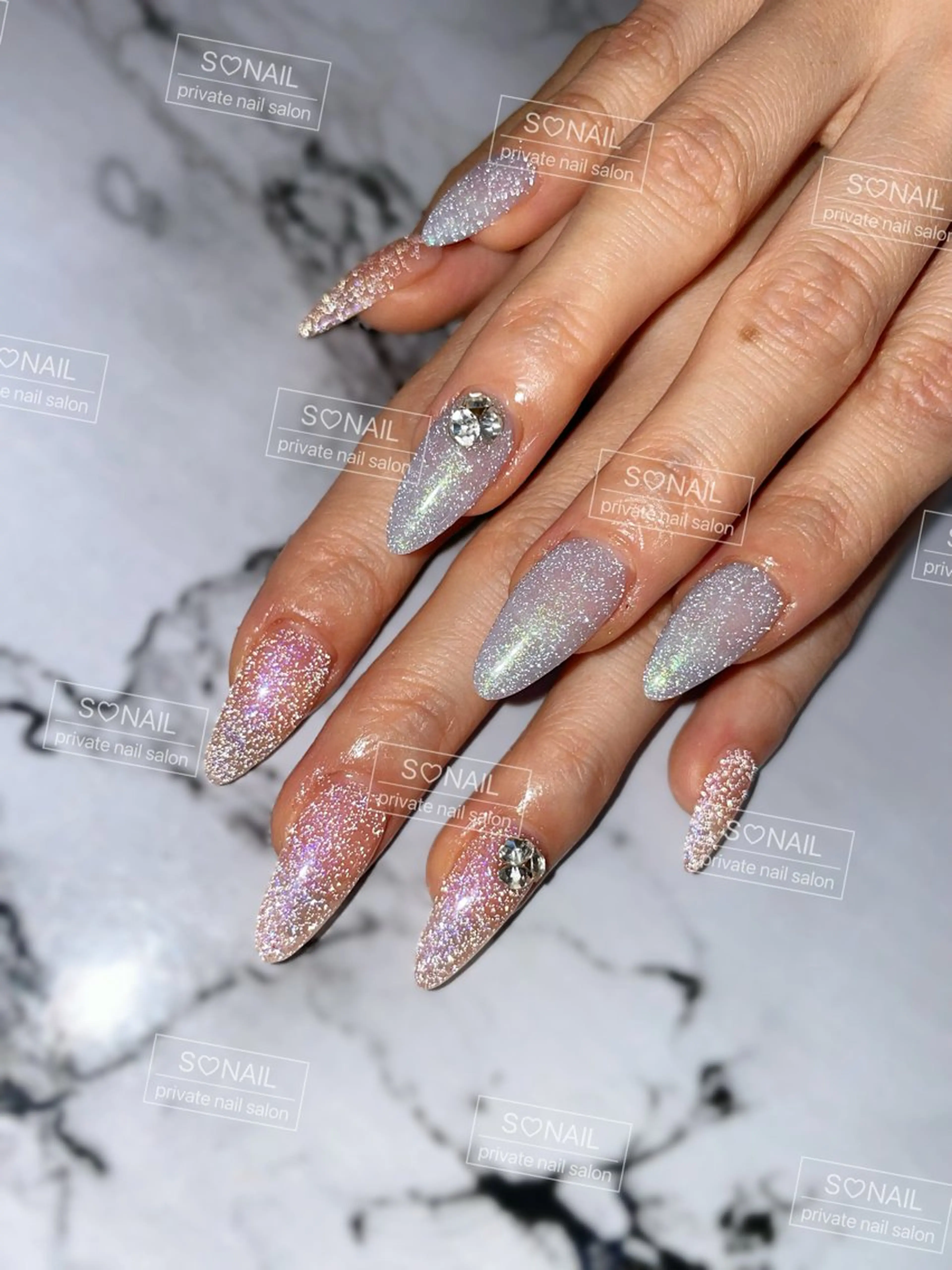 ネイル フラッシュネイル ハンドネイル S♡NAIL所属・S.NAIL Suuのネイルデザイン
