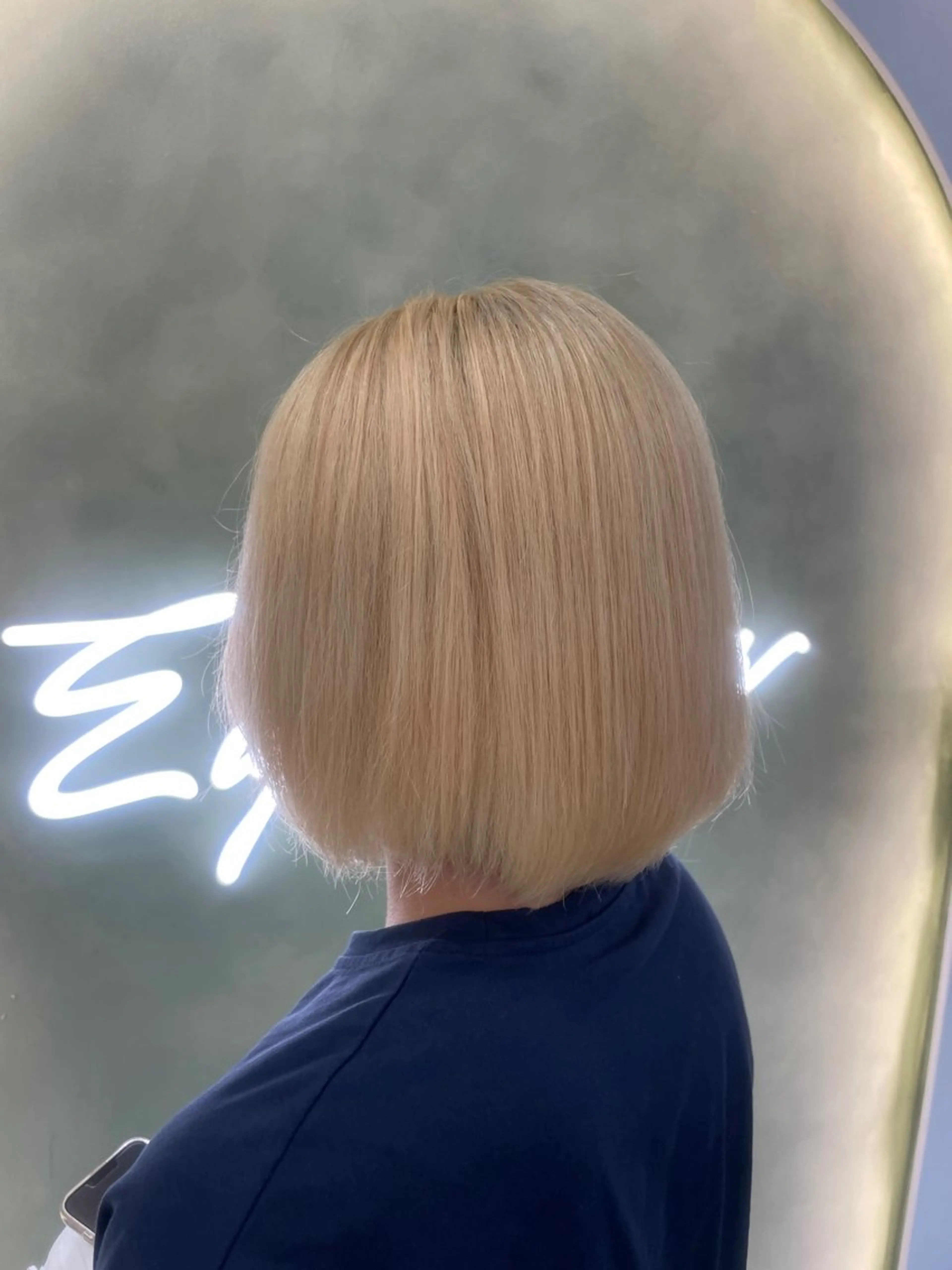 ミディアム カラー ブリーチ ヘアカラー トリートメント エフェクトブリーチ/ 長木雄飛のヘアスタイル