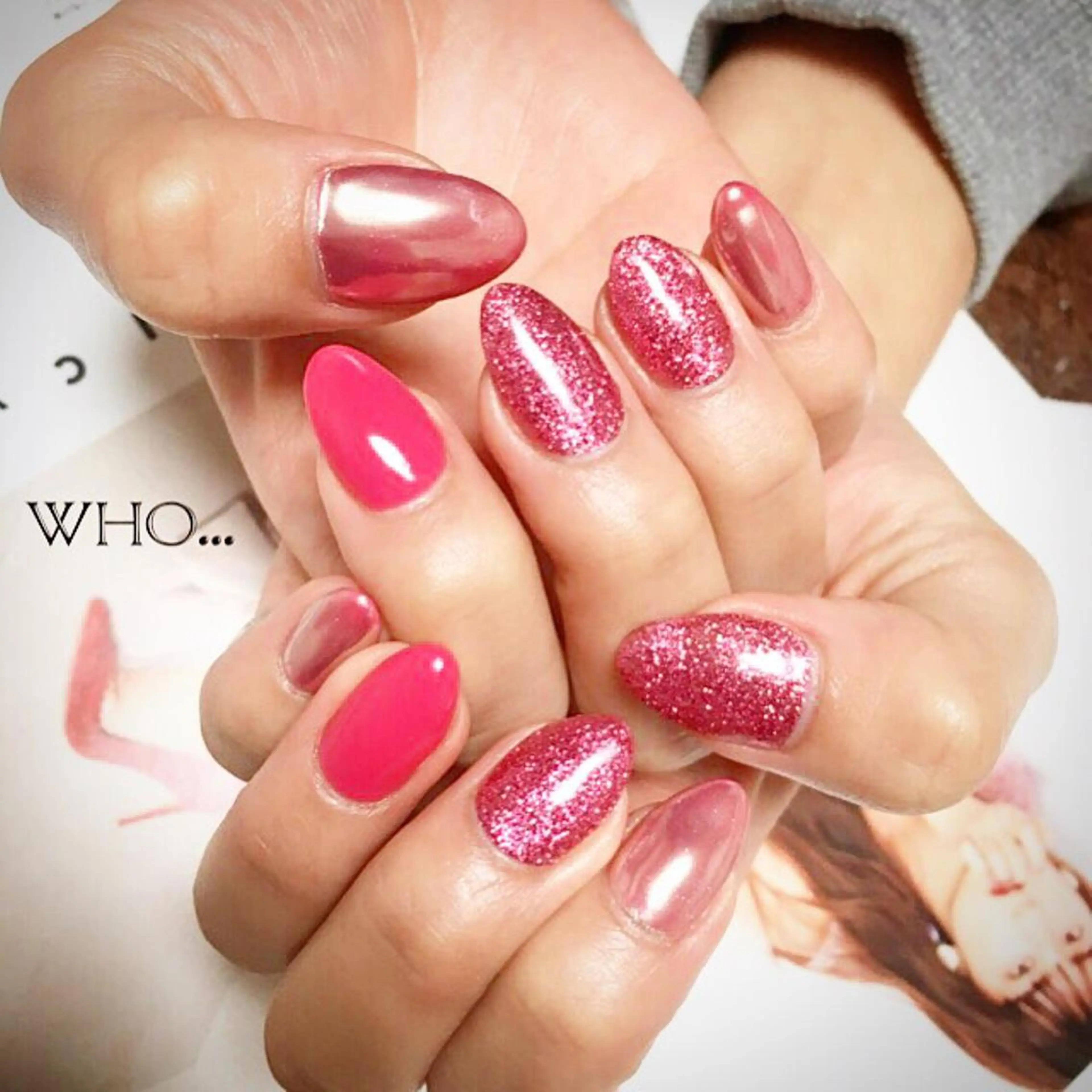 ネイル ピンク NailSalon who...所属・n. fumikoのネイルデザイン