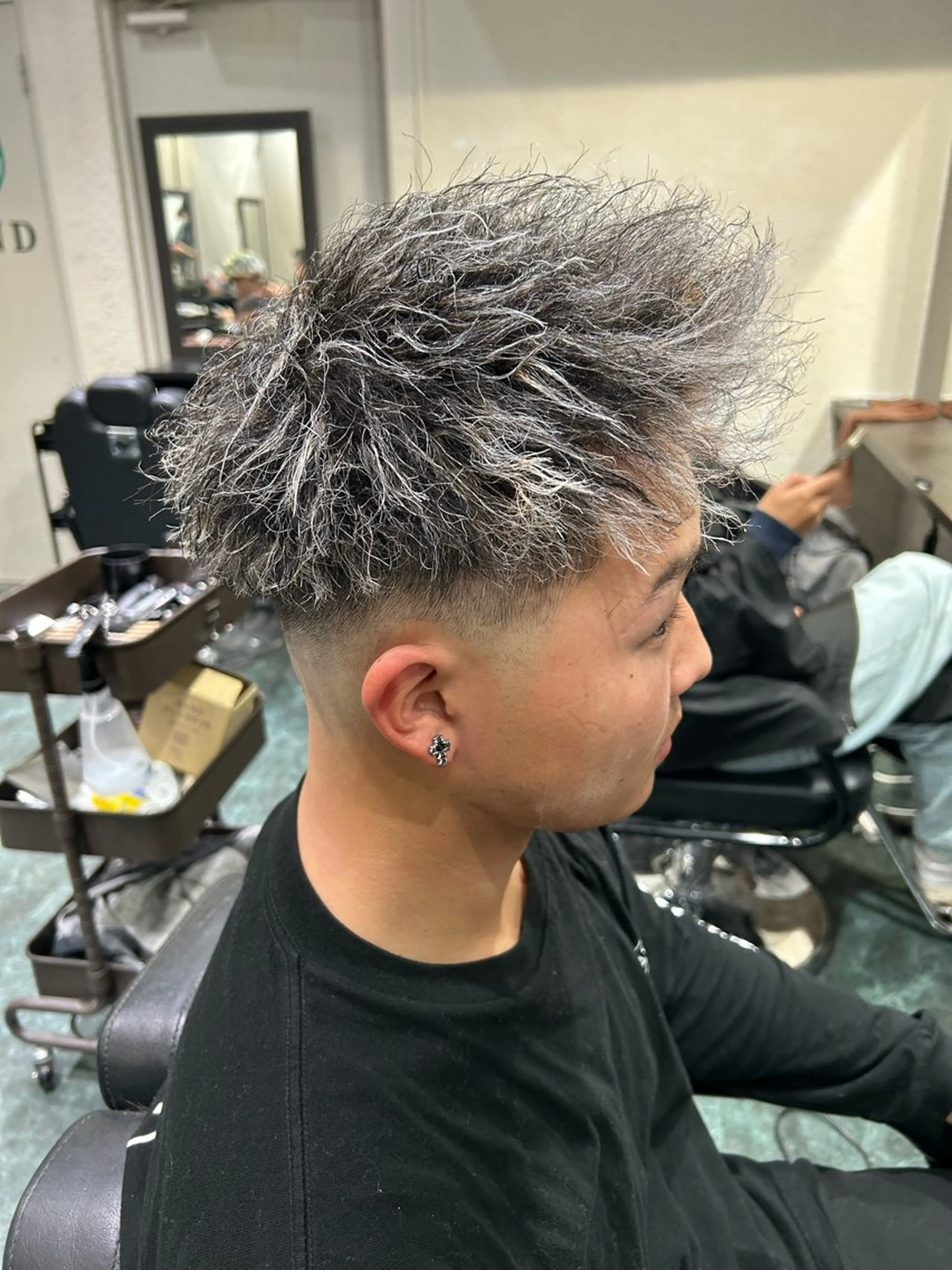 パーマ メンズ メンズ美容室 難波北川司のヘアスタイル