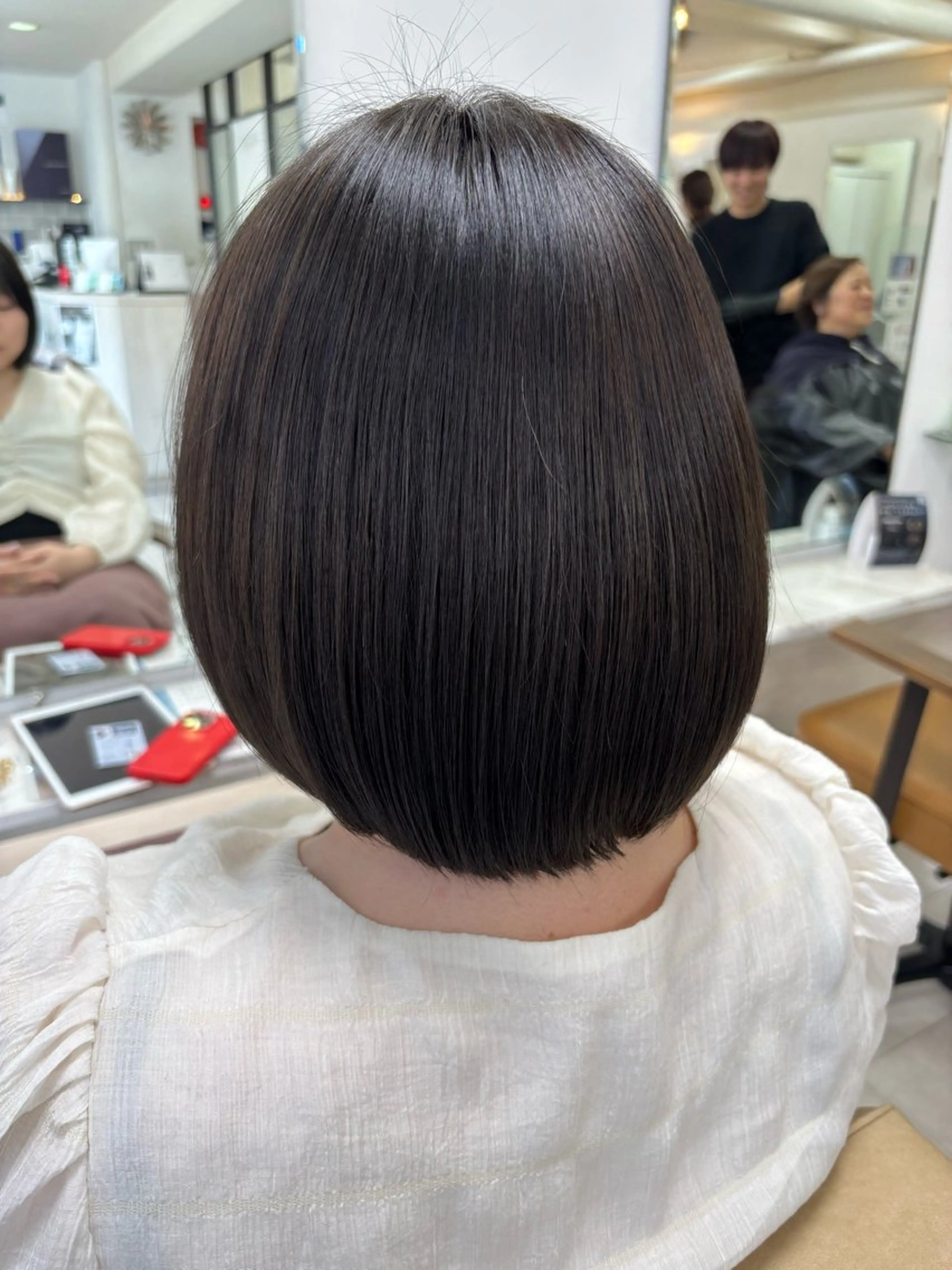 ミディアム ヘアカラー HairMake NEW YORK所属・カットモデル募集/ 加藤美月のヘアスタイル