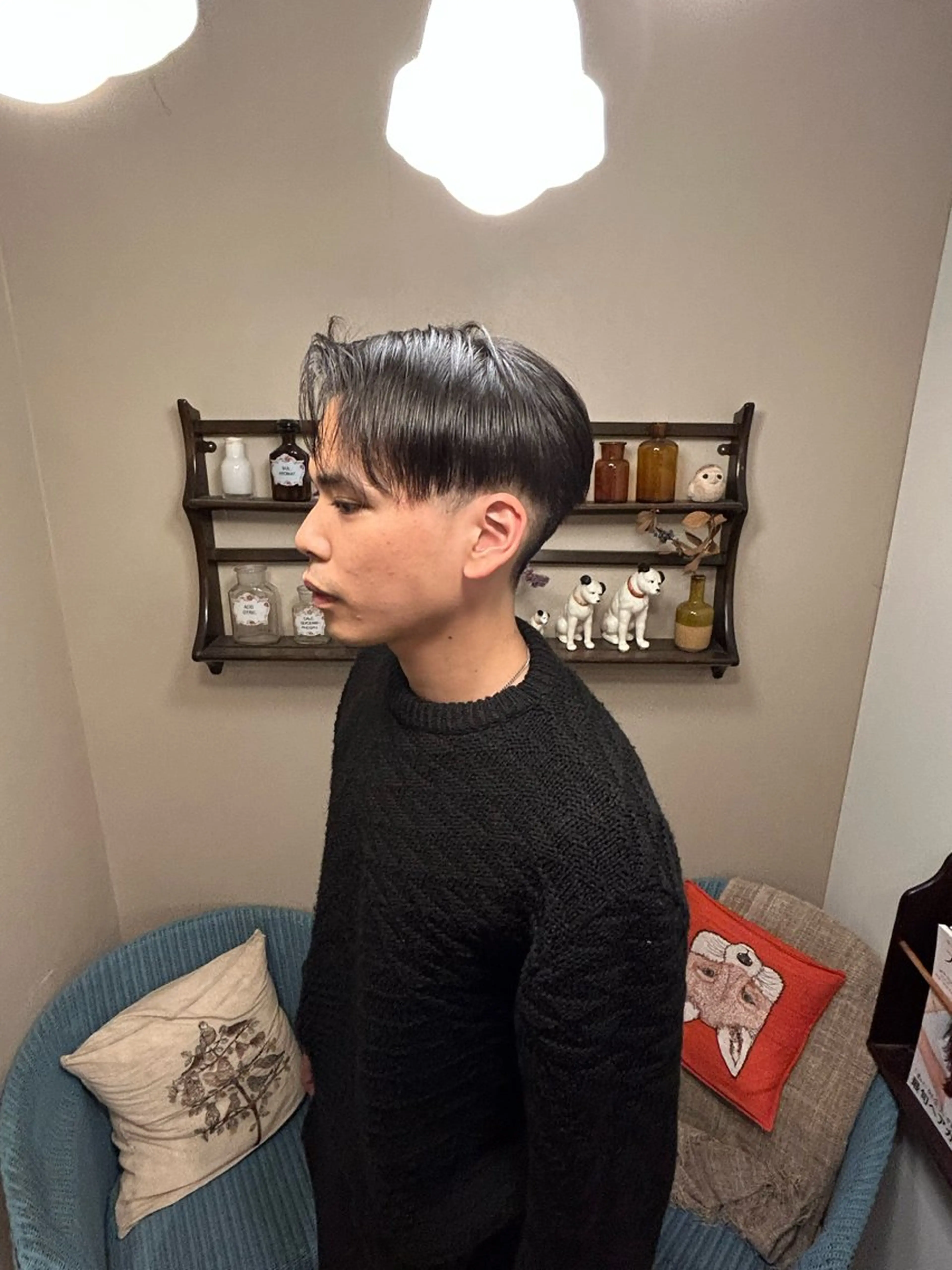 ショート カラー メンズ Masaki ブリーチカラーのヘアスタイル