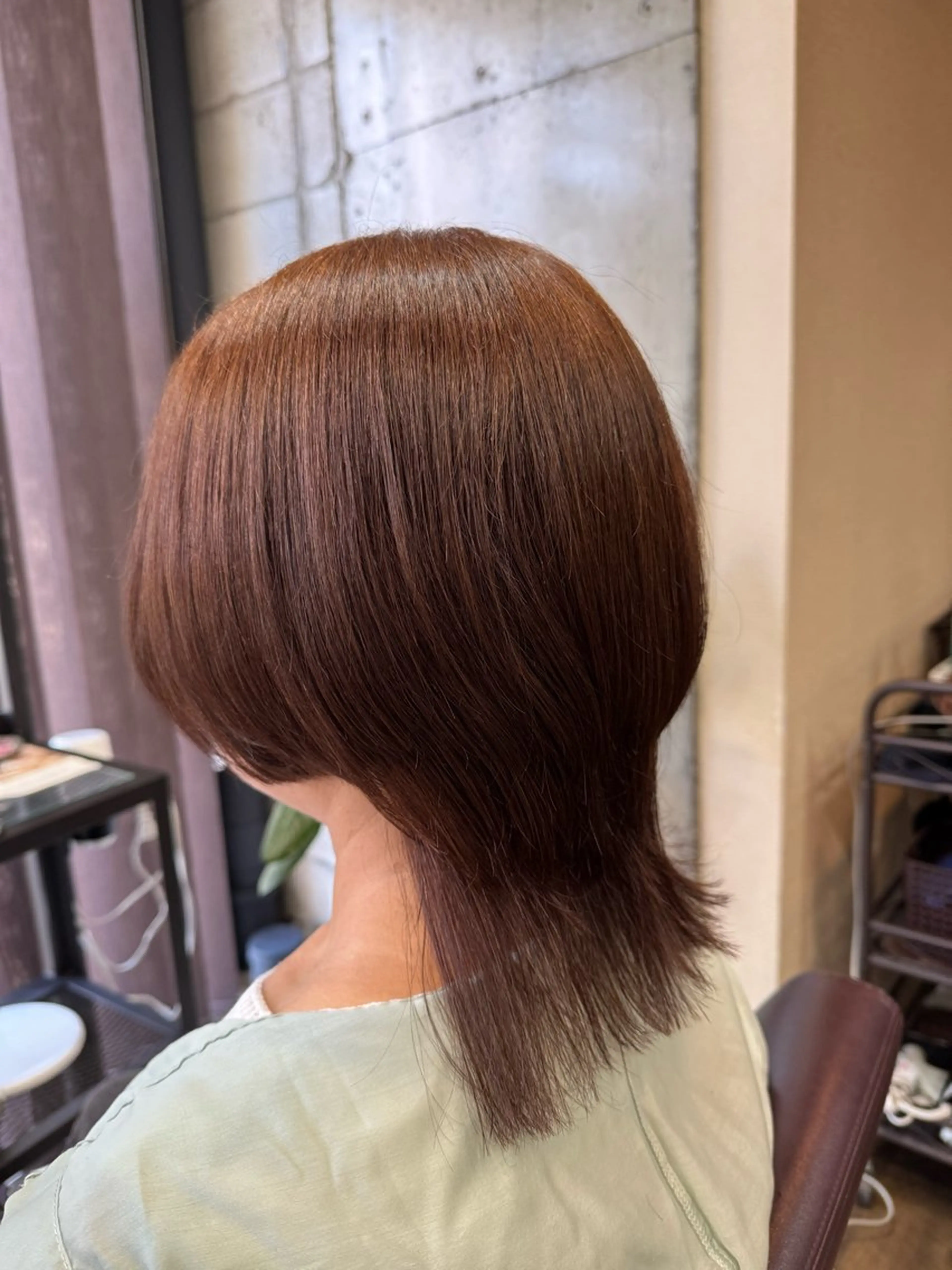 ミディアム ウルフカット hair salon  a-to所属・東 公桂のヘアスタイル