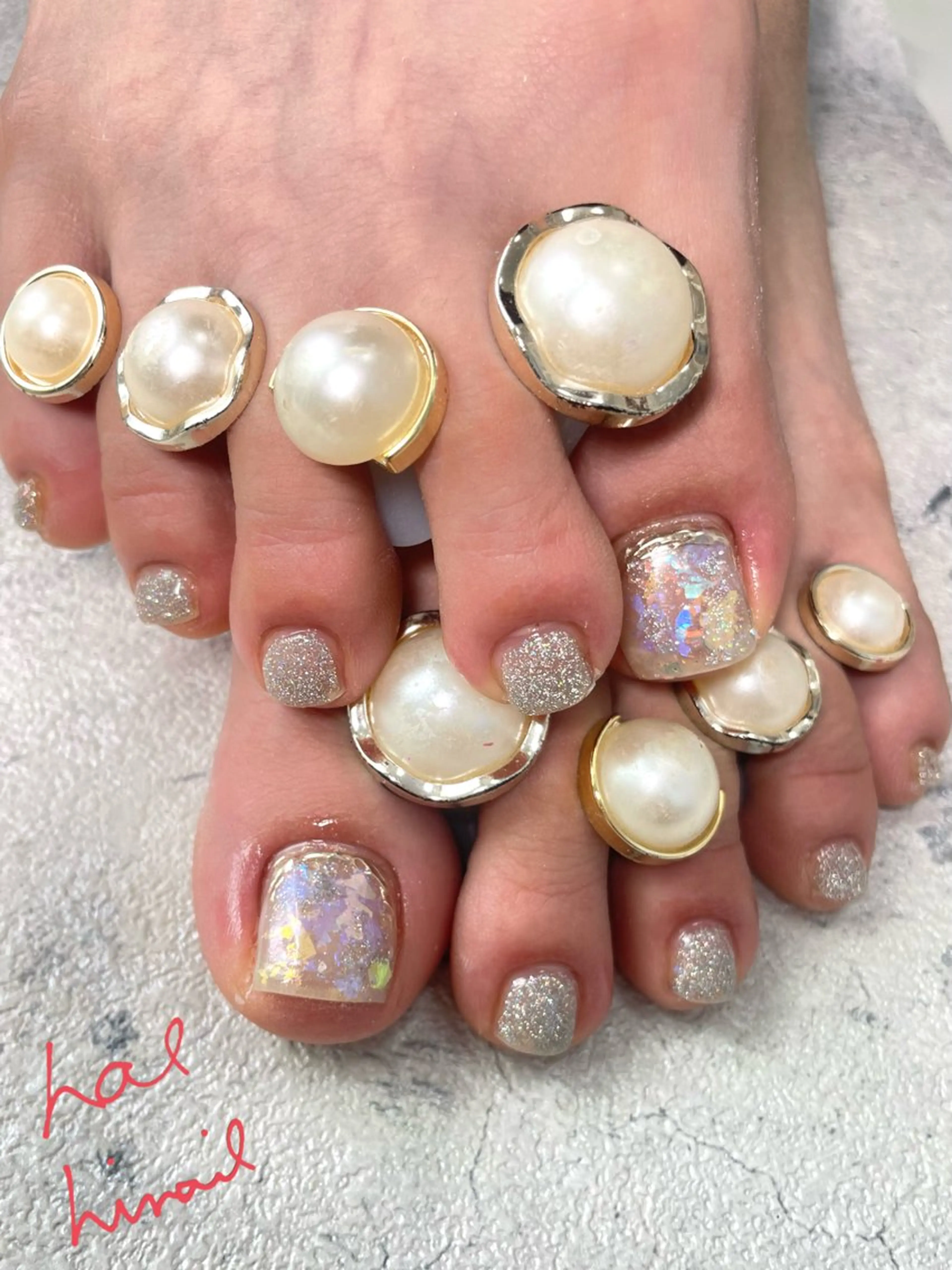 ネイル フットネイル はるひな ねいるのネイルデザイン