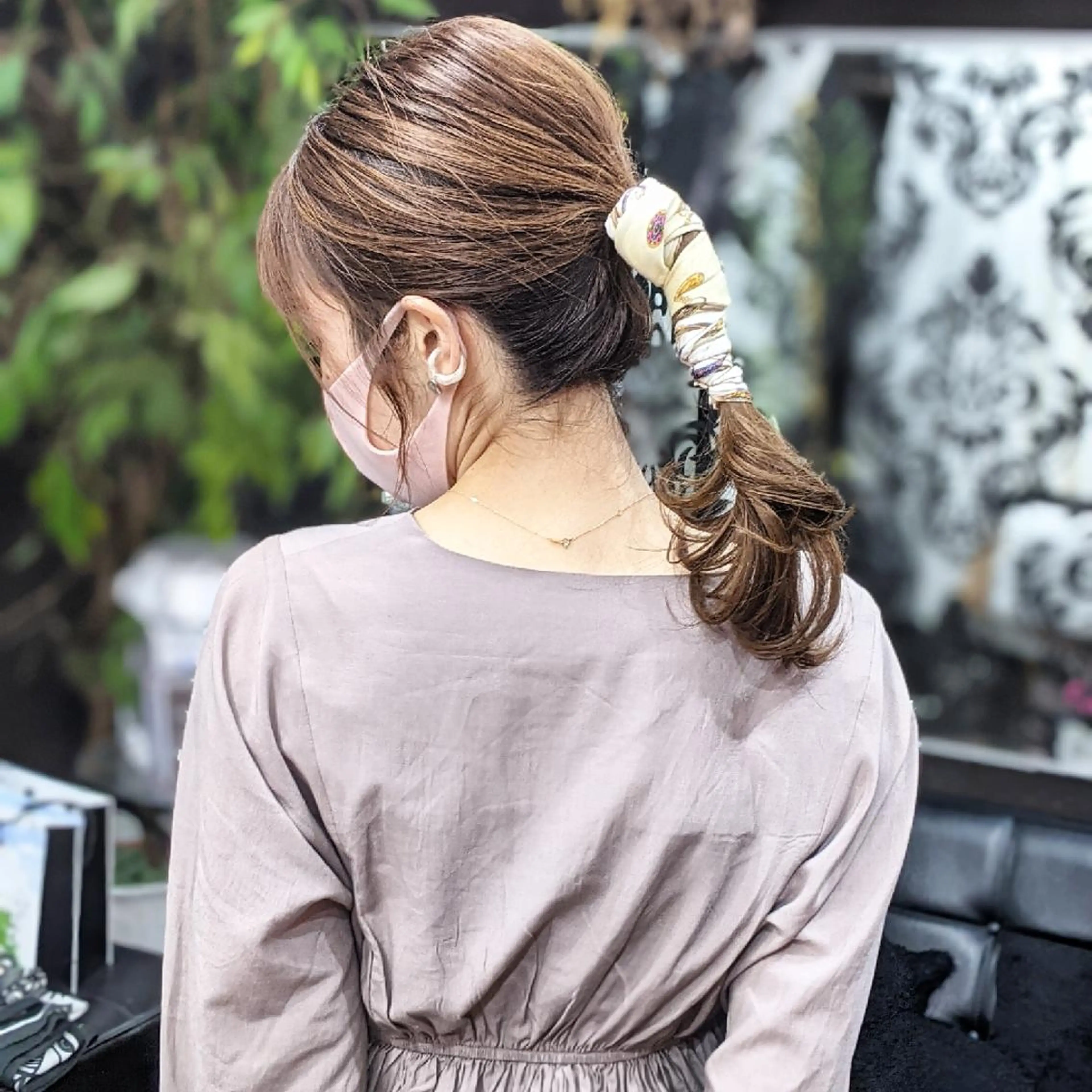 セミロング ヘアアレンジ Ruheplatz所属・HIKARI＠ Ruheplatzのヘアスタイル