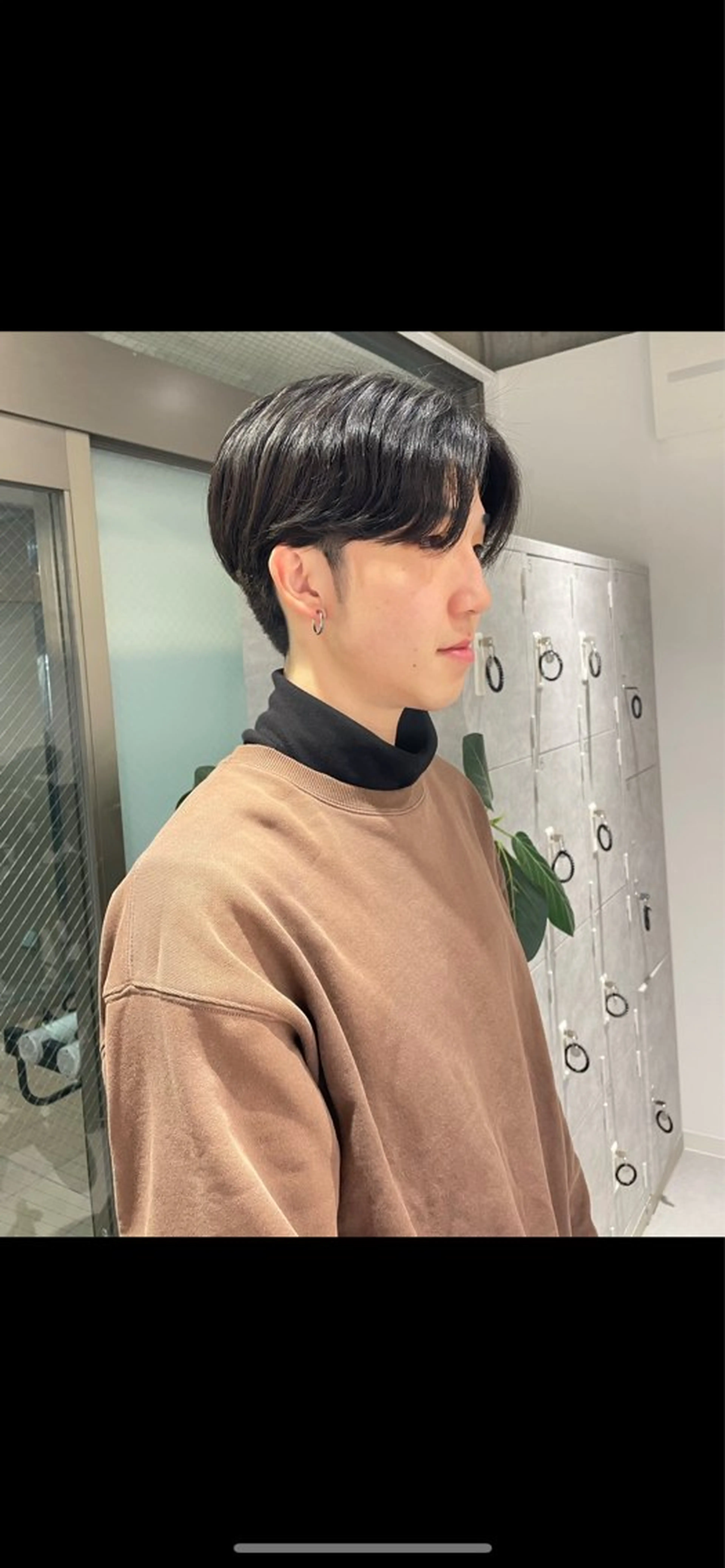 ショート パーマ メンズ デザインパーマ/ 艶カラー/ボブのヘアスタイル