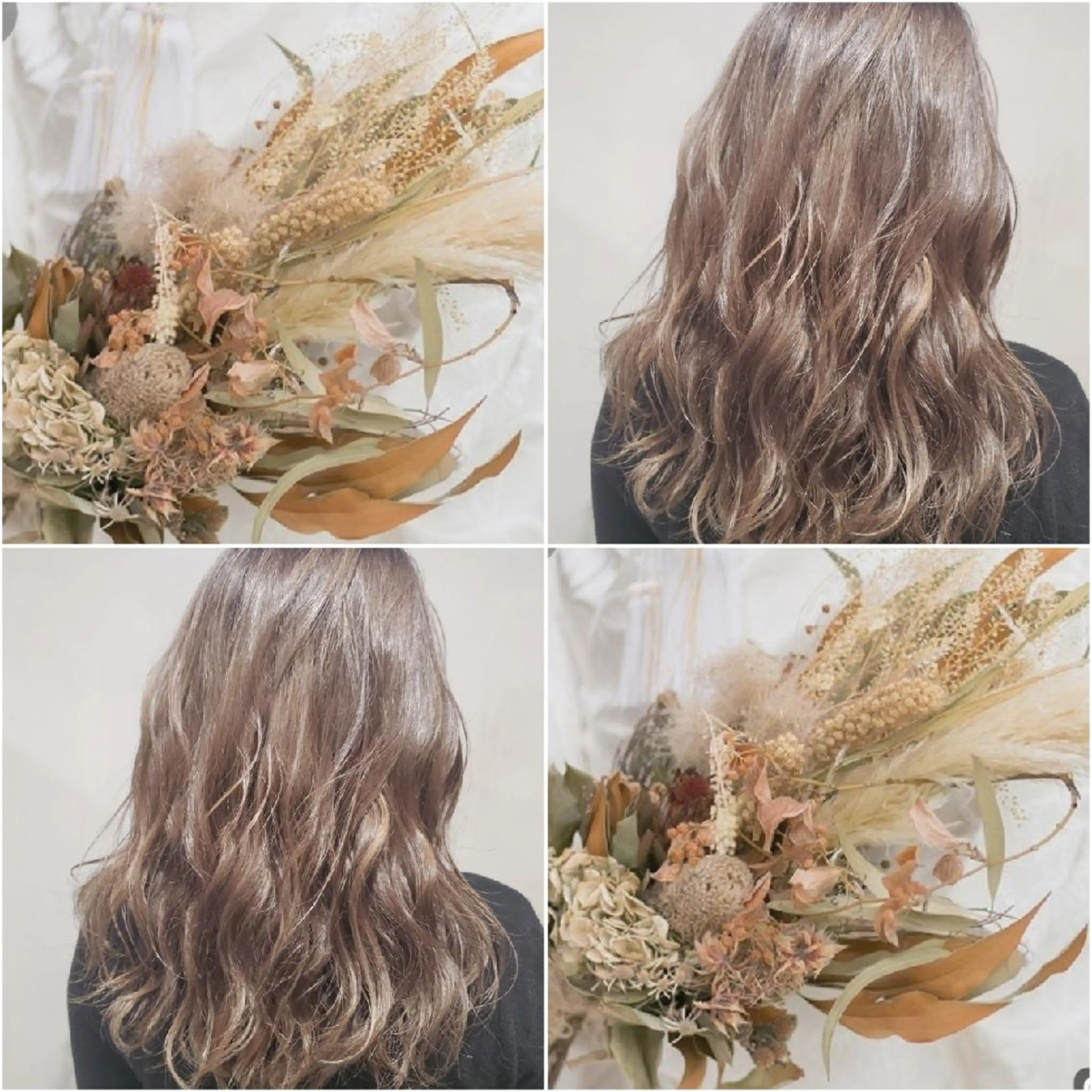 カラー セミロング ハイライトカラー ハイライト 上品な透明感カラー/ 表参道/MIKUのヘアスタイル