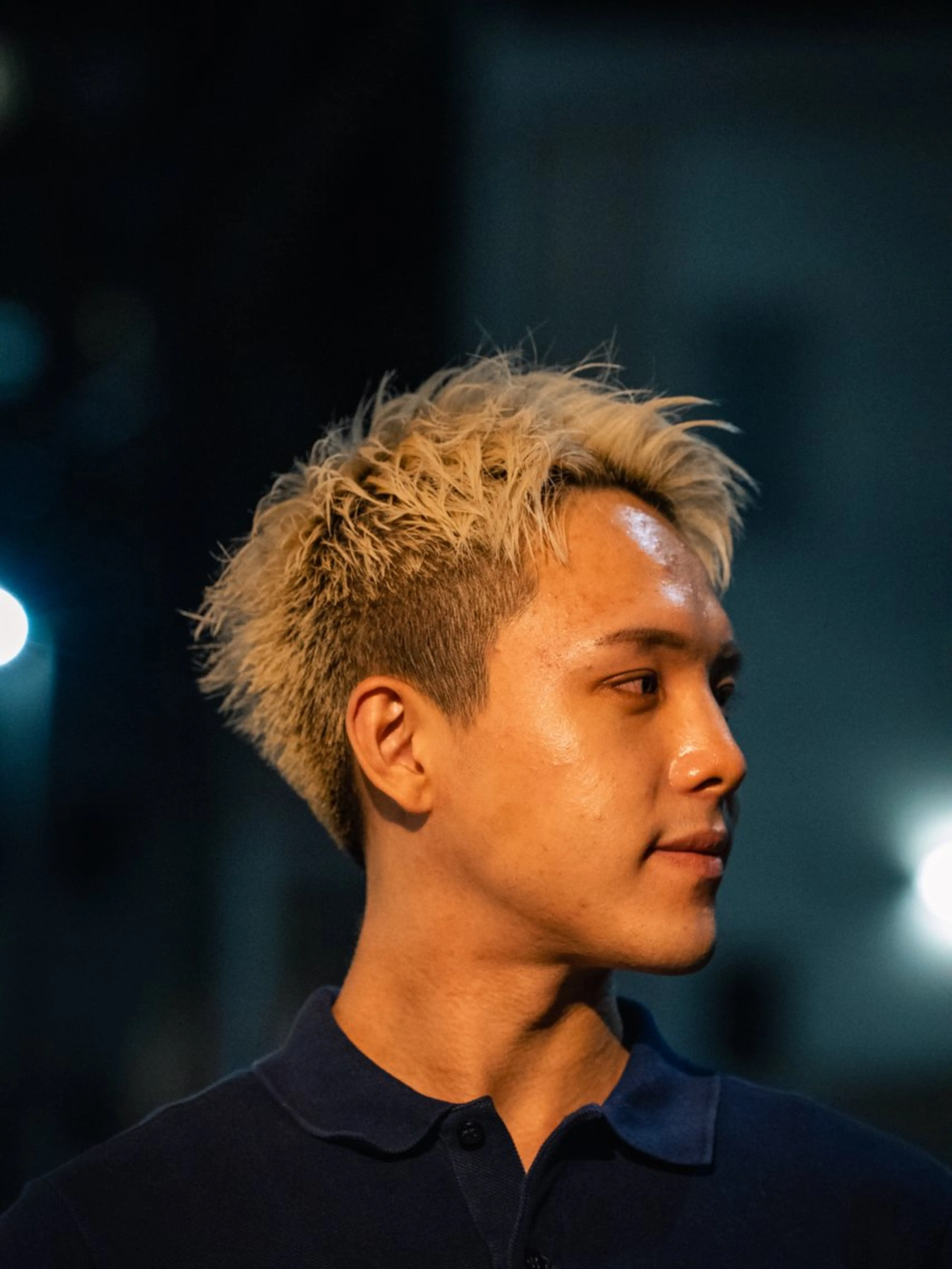 ショート カラー パーマ メンズ 刈り上げ 🔗メンズサロン🔗 Kieのヘアスタイル