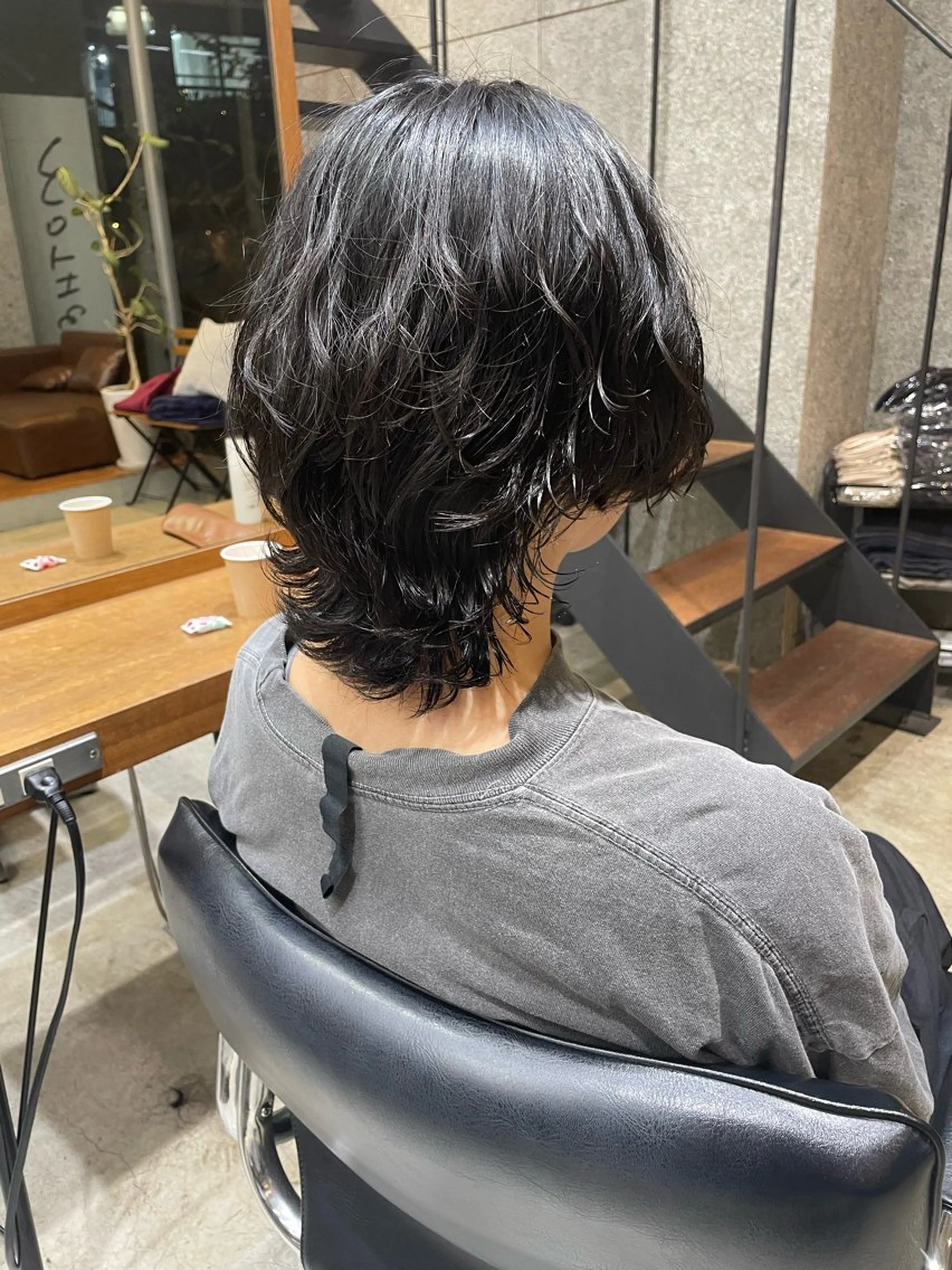セミロング パーマ カット パーマ トリートメント 🍋髪質改善× 透明感カラー ジュリのヘアスタイル