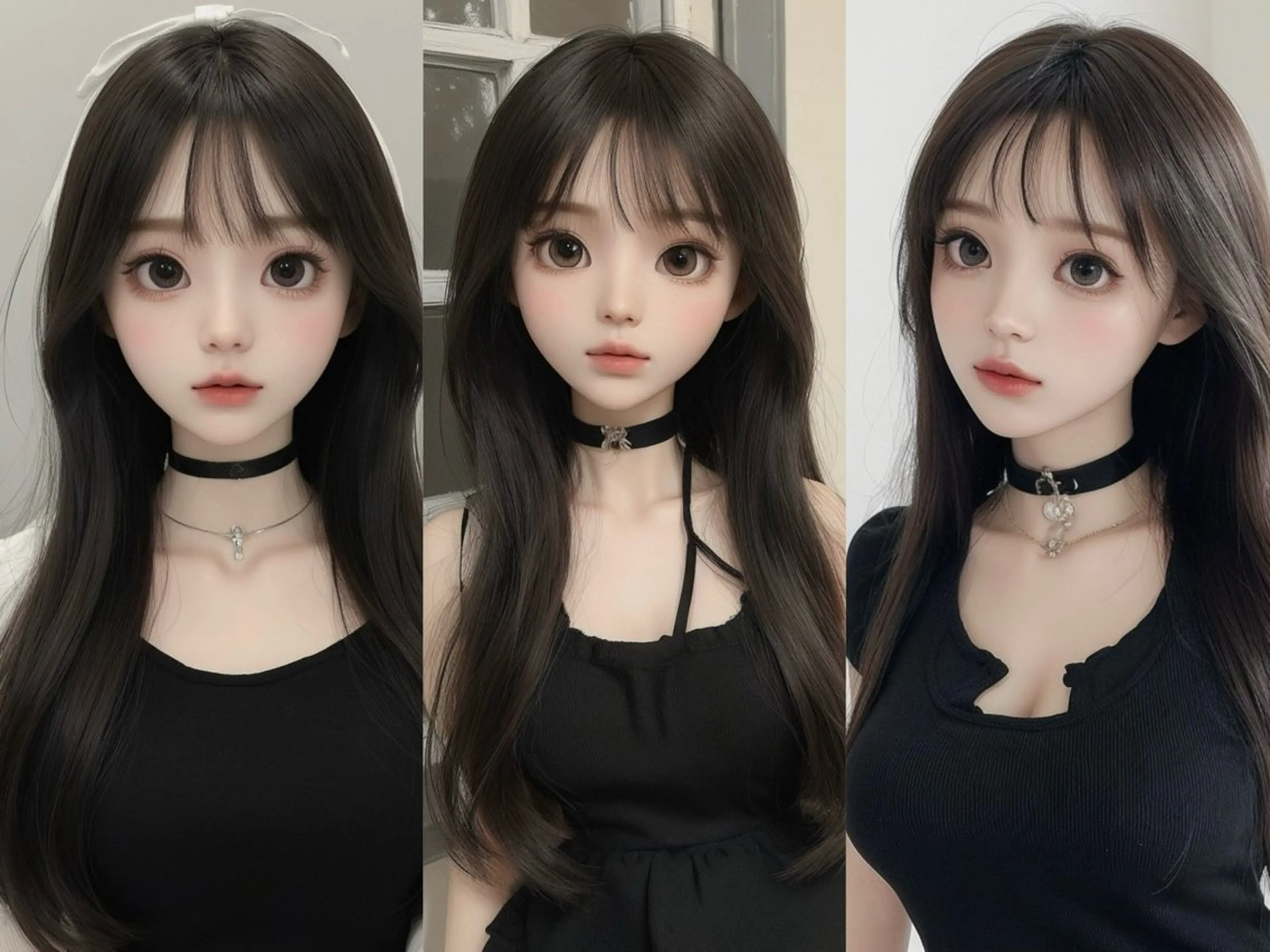 ロング カット ヘアカラー MASHU韓国ヘア/ レイヤー/透明感カラのヘアスタイル