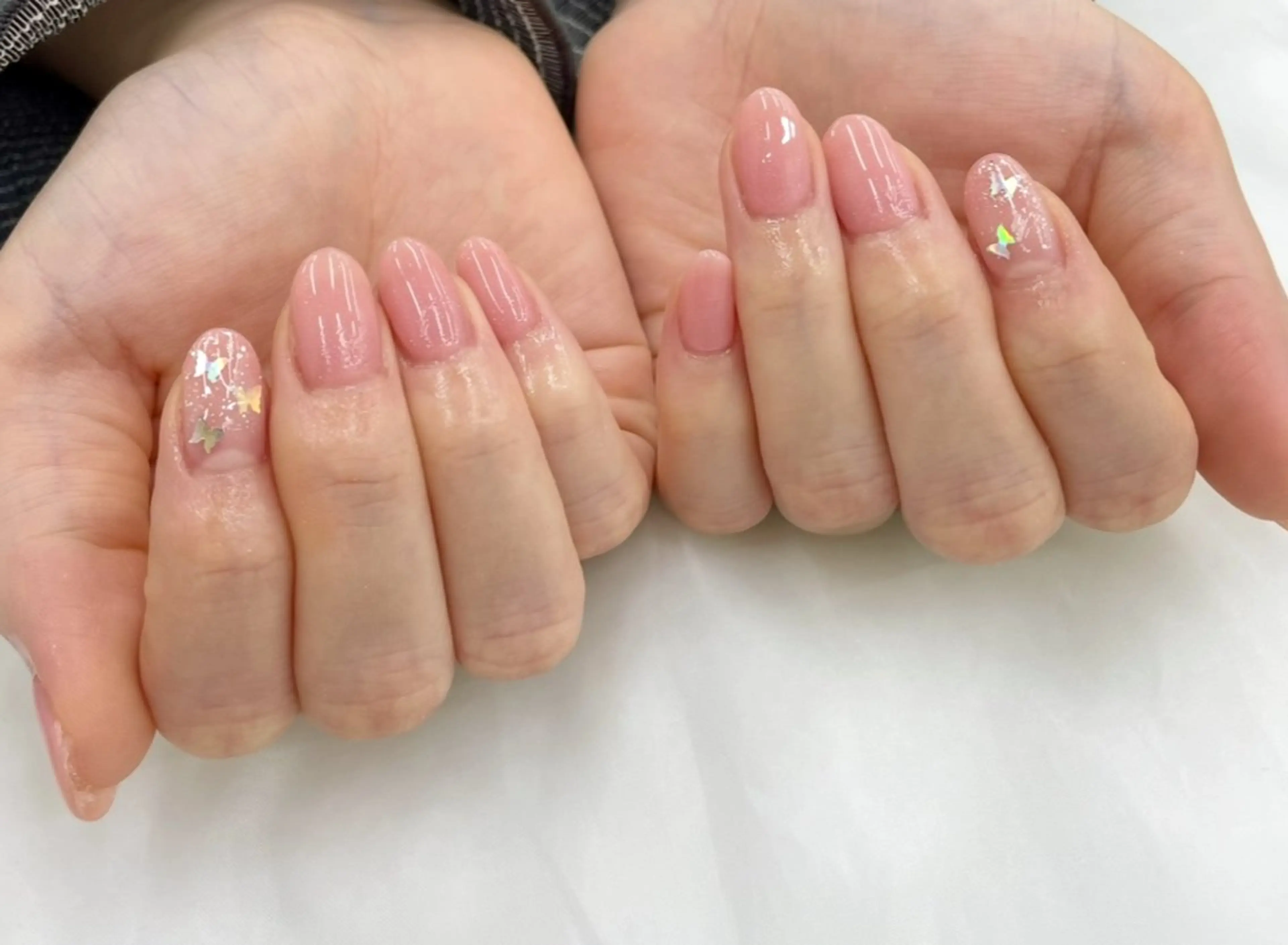 【オフあり】初回オフ無料🤍ハンドワンポイント🍓初回¥5500/2回目以降¥6500❄️パラジェル変更可⛄️武蔵小金井の写真