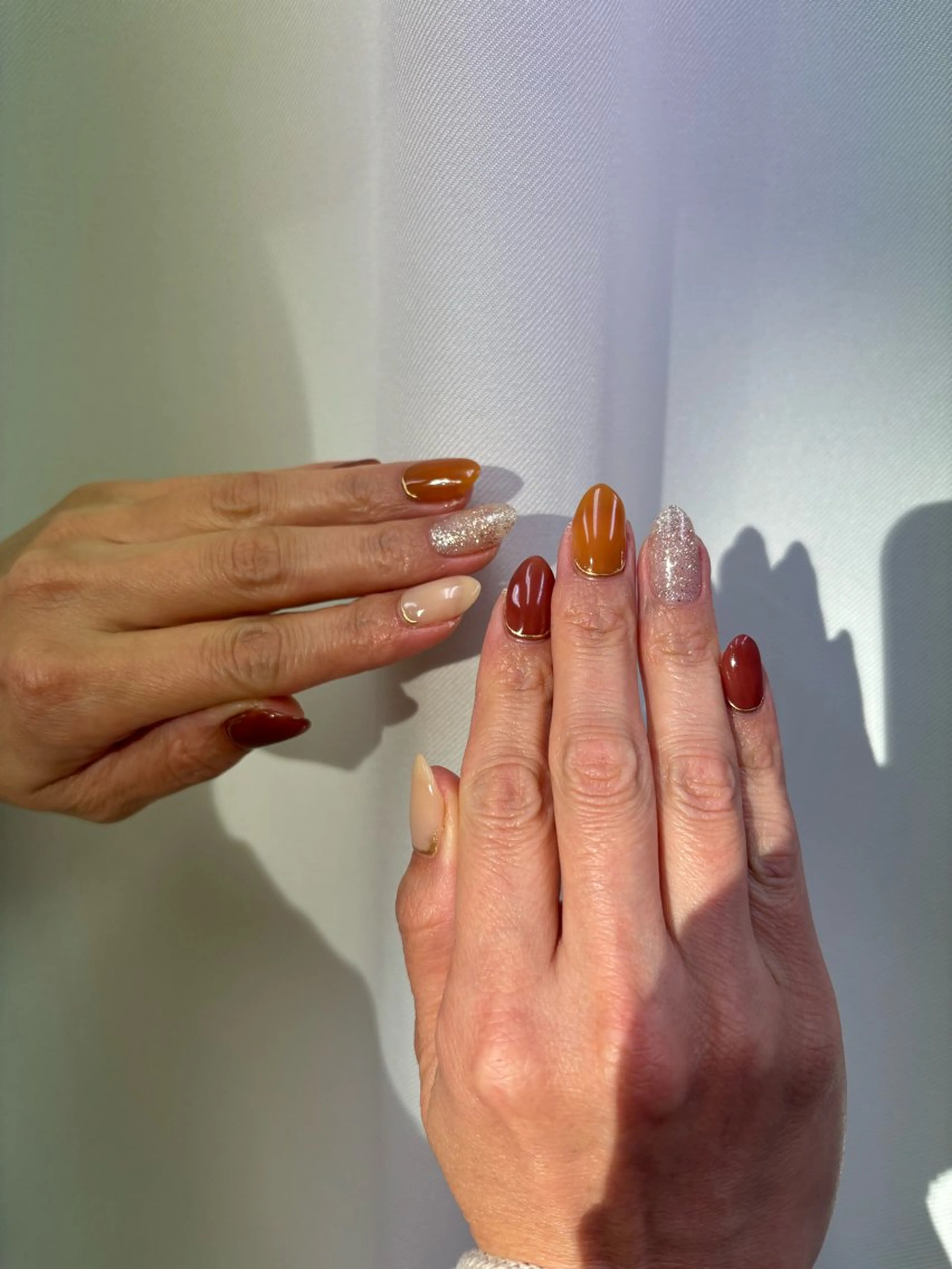 ネイル アートネイル ミラーネイル ハンドネイル nail salon Howdyのネイルデザイン