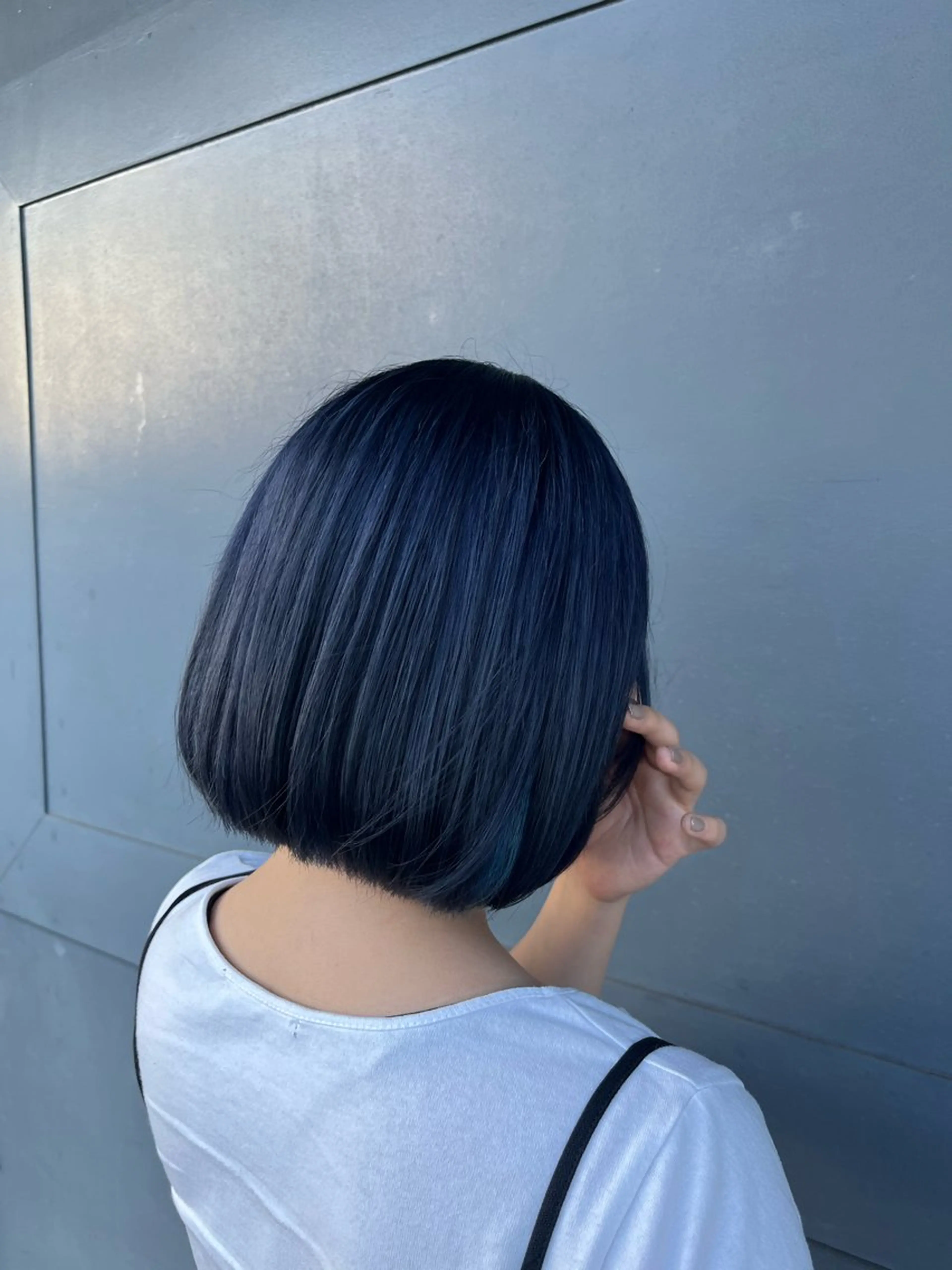 ミディアム カラー 長瀬 友唯のヘアスタイル