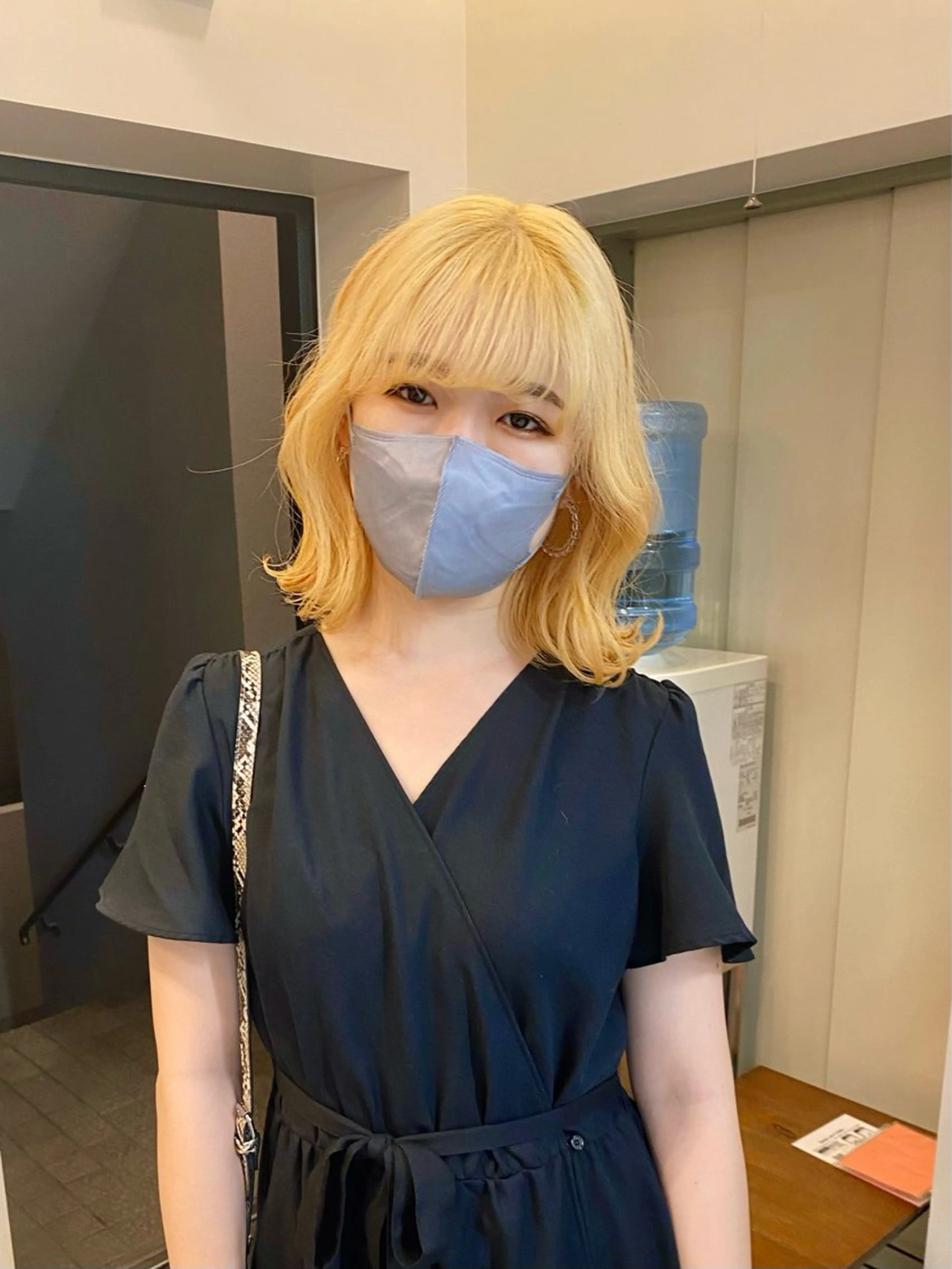 ミディアム ヒカル/ミディアム パーマ/ロングパーマのヘアスタイル