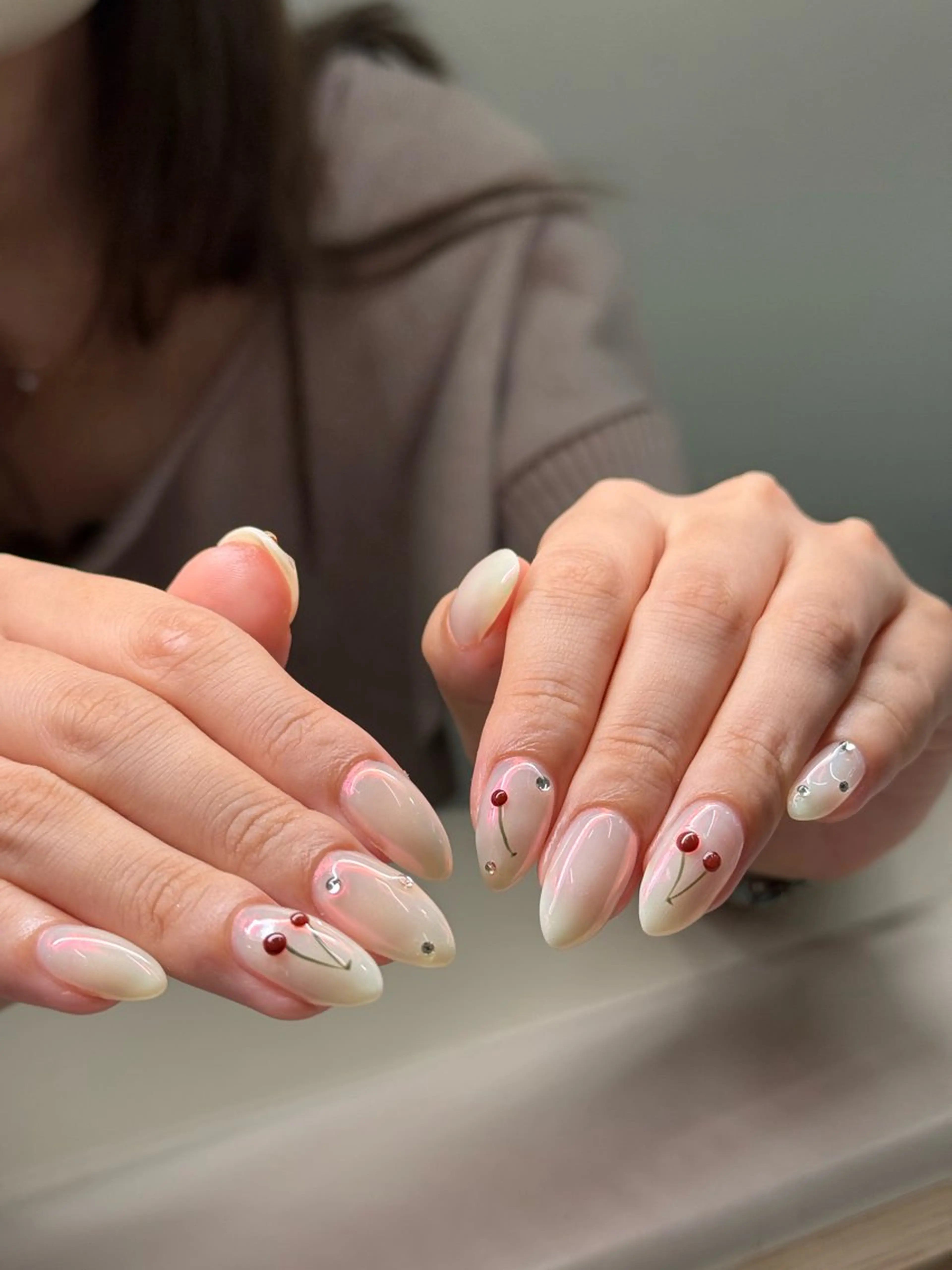 ネイル フットネイル ジェルネイル マグネットネイル 持ち込み ワンカラーネイル ANA 168 池袋のネイルデザイン