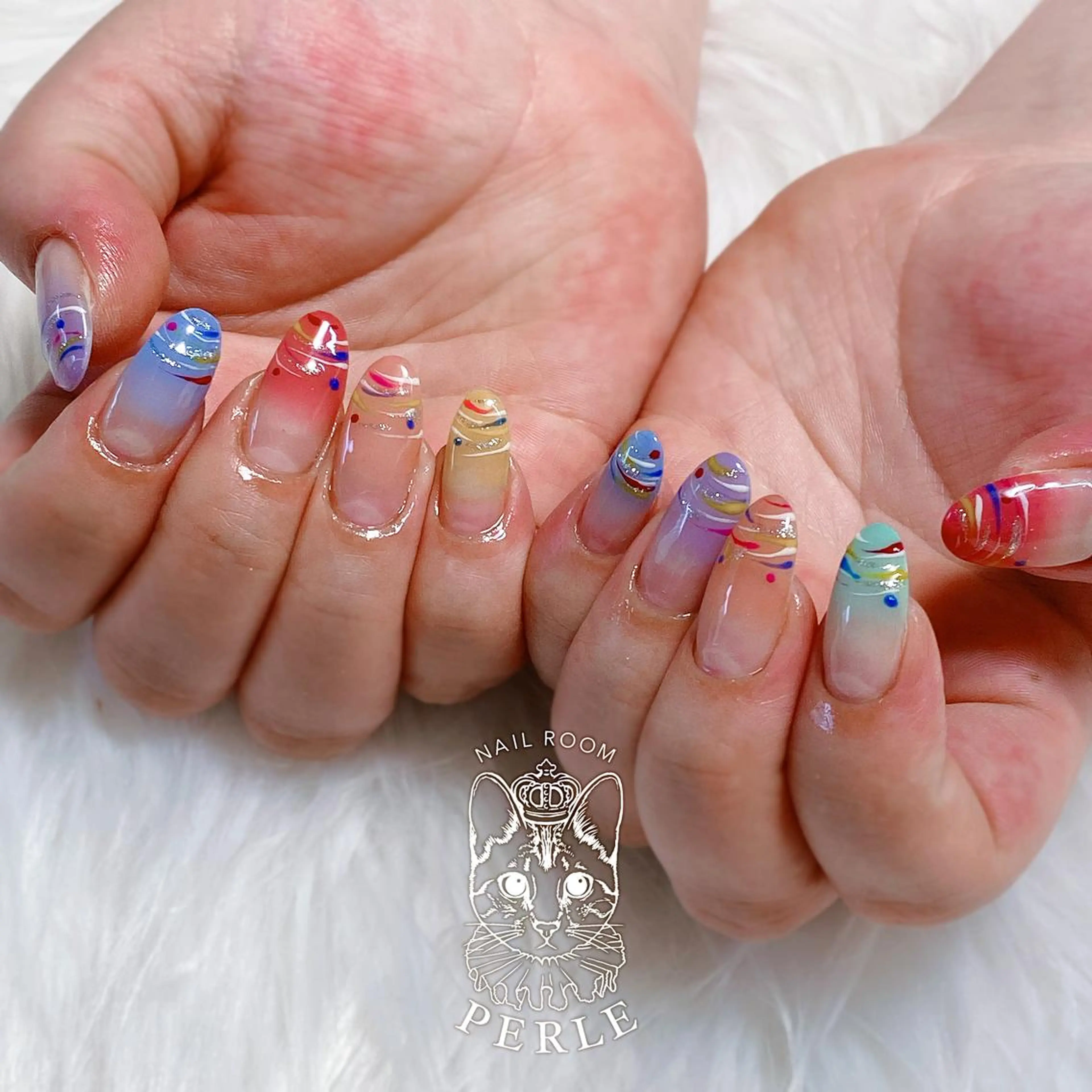 ネイル ハンドネイル nail room Perleのネイルデザイン