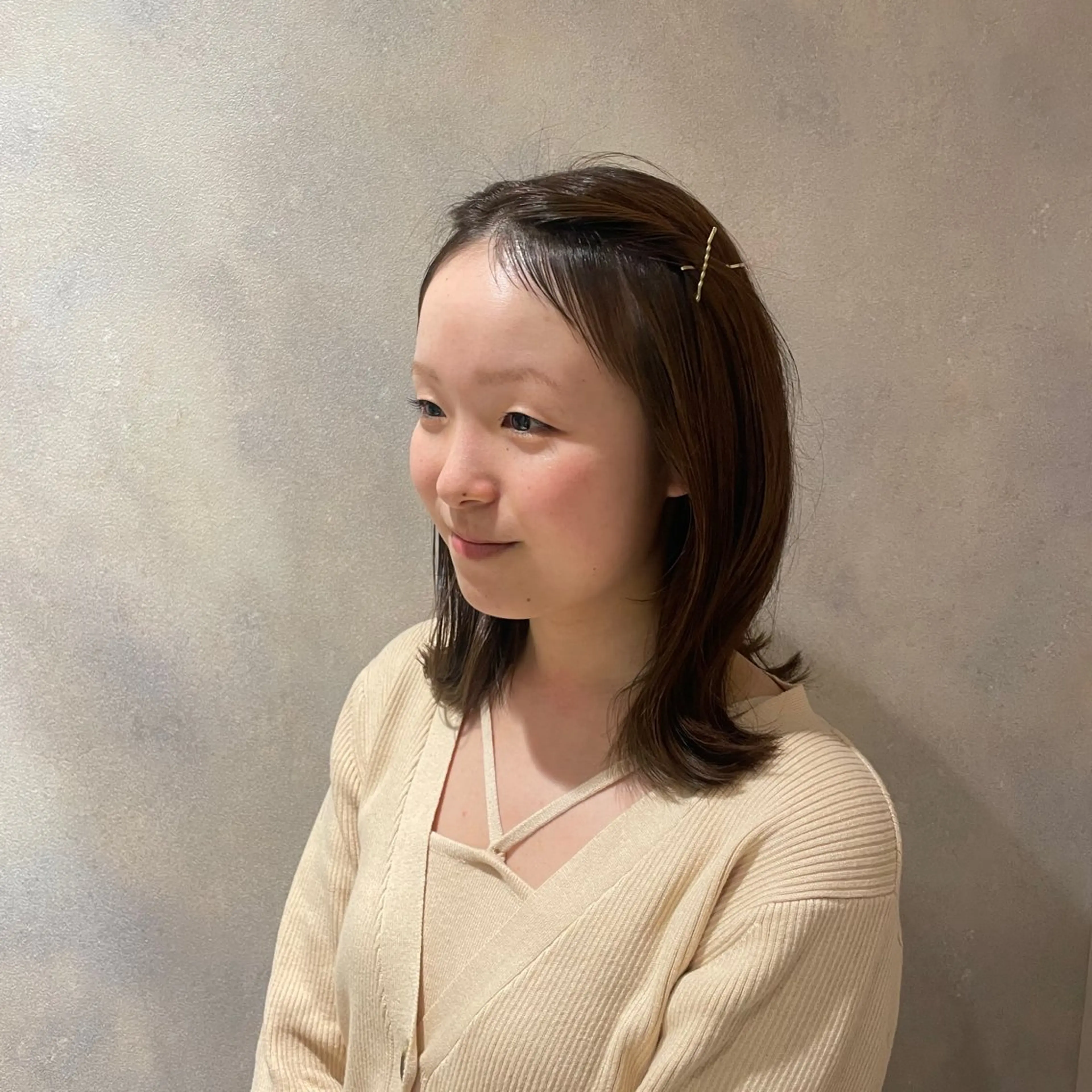 ミディアム パーマ 野町好花 レイヤー/髪質改善のヘアスタイル