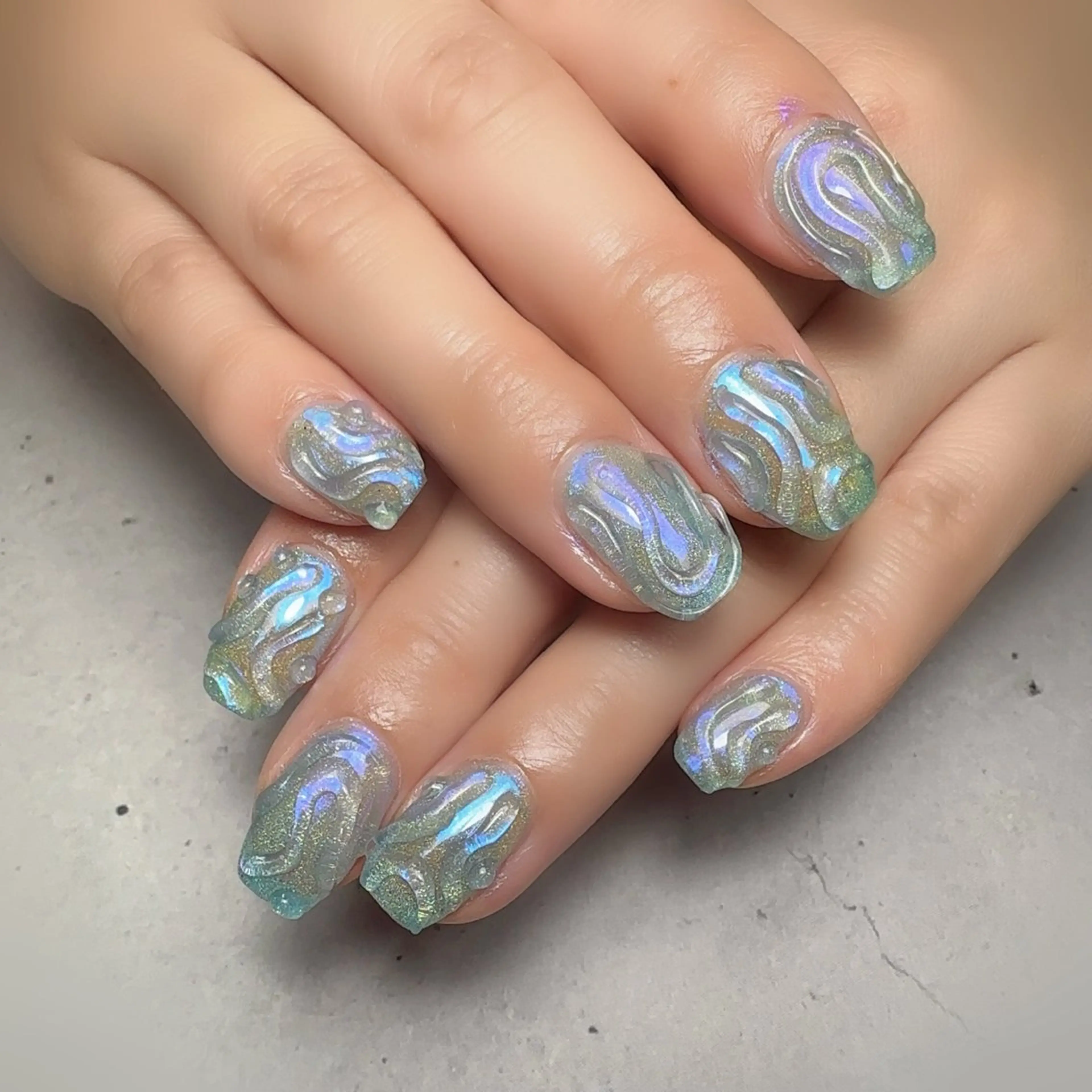 ネイル ハンドネイル 上原 悠紀のネイルデザイン