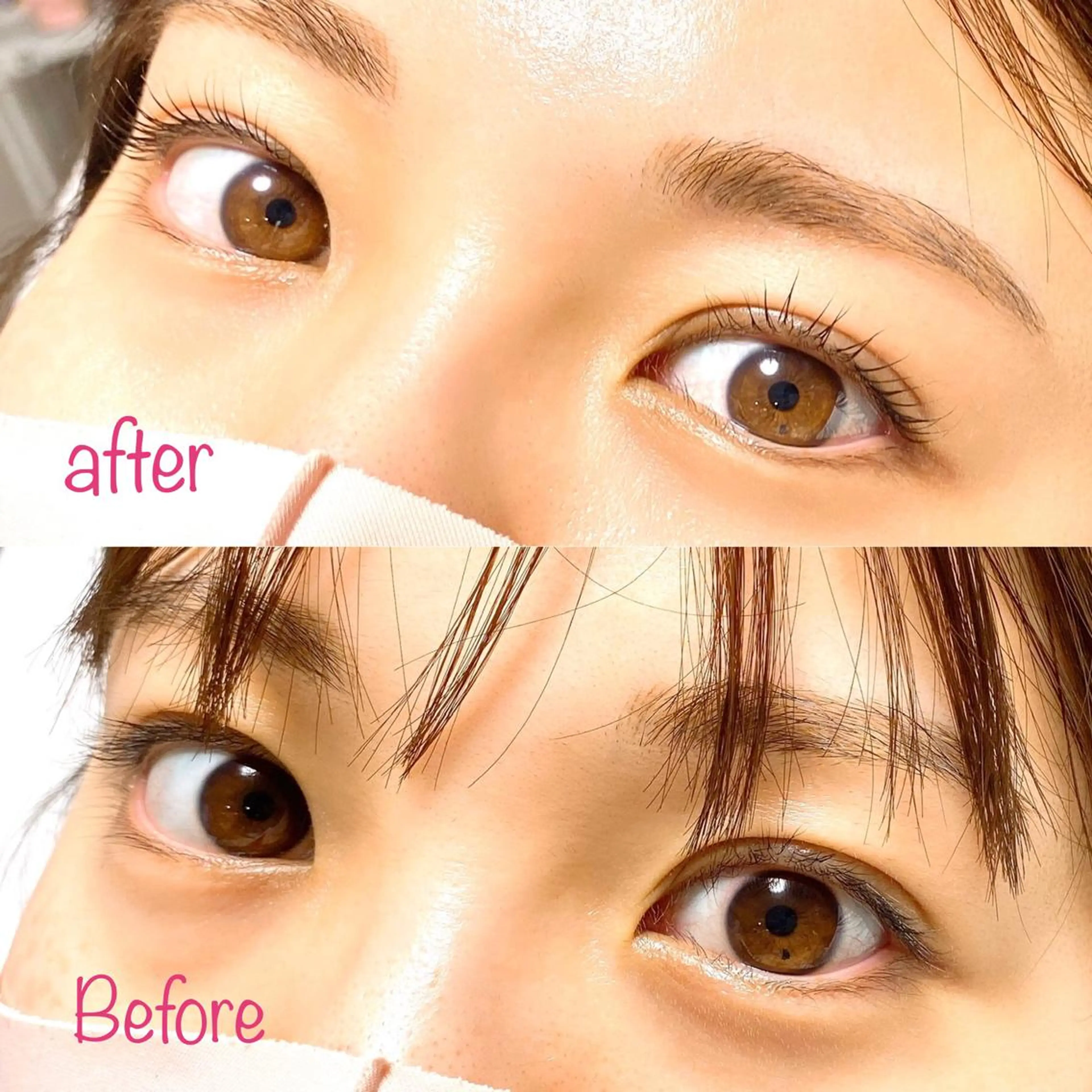 マツエク・マツパ パリジェンヌラッシュリフト 一重×まつ毛パーマ and me 月島店 アイリストchiyoの眉毛・アイブロウイメージ