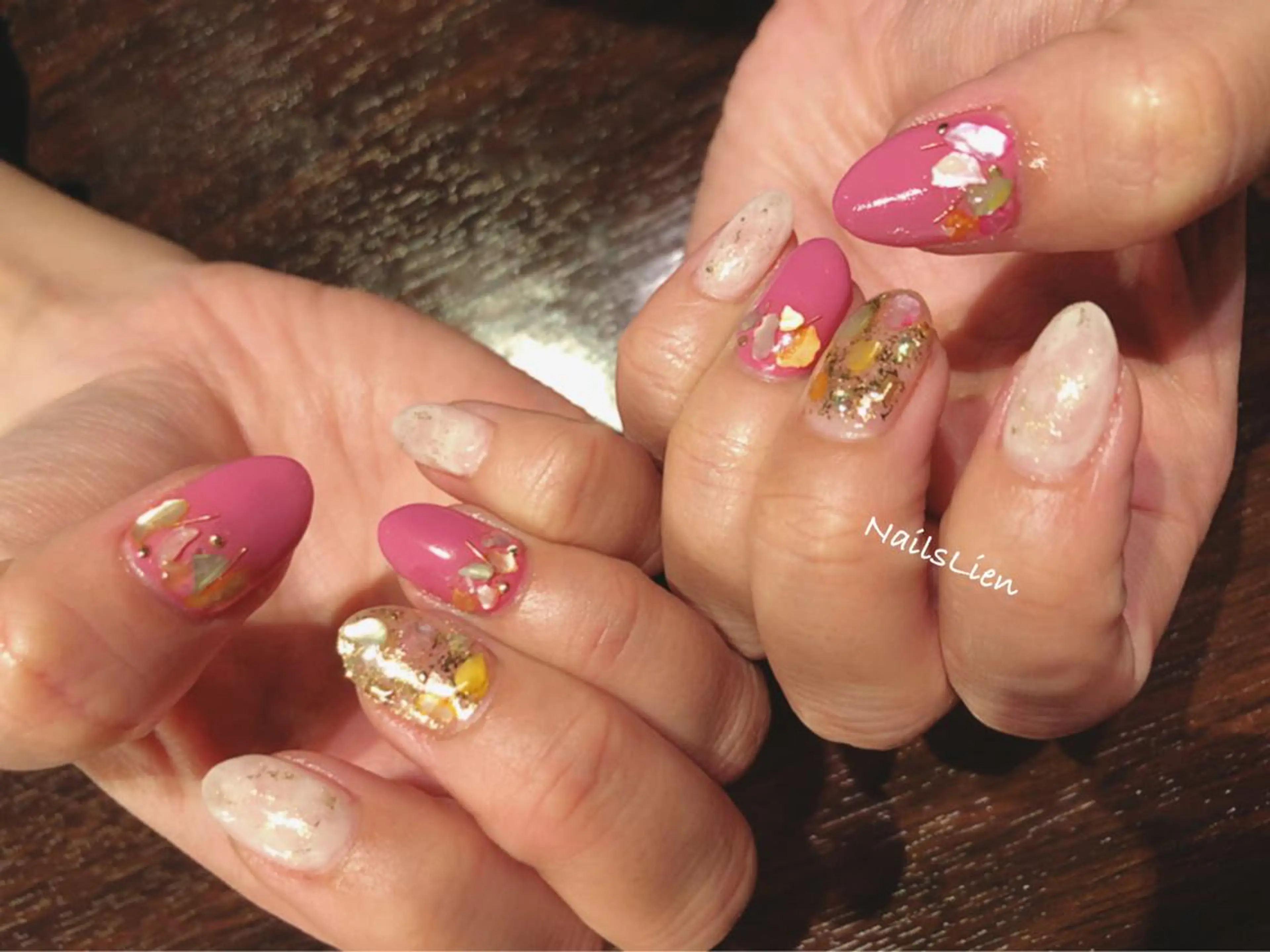 ネイル 春ネイル 夏ネイル 凛 リンのネイルデザイン