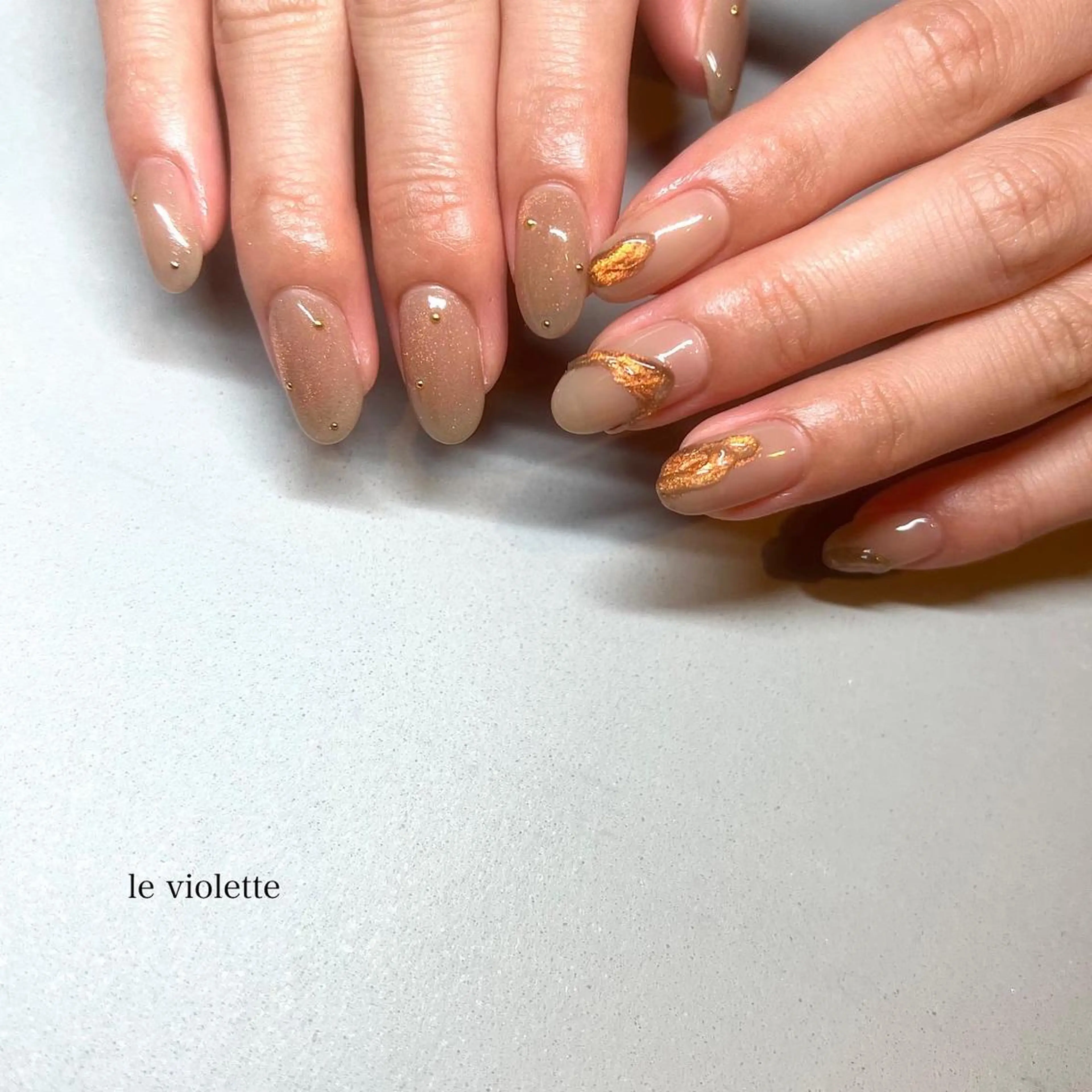 ネイル ハンドネイル le violette所属・le violetteのネイルデザイン