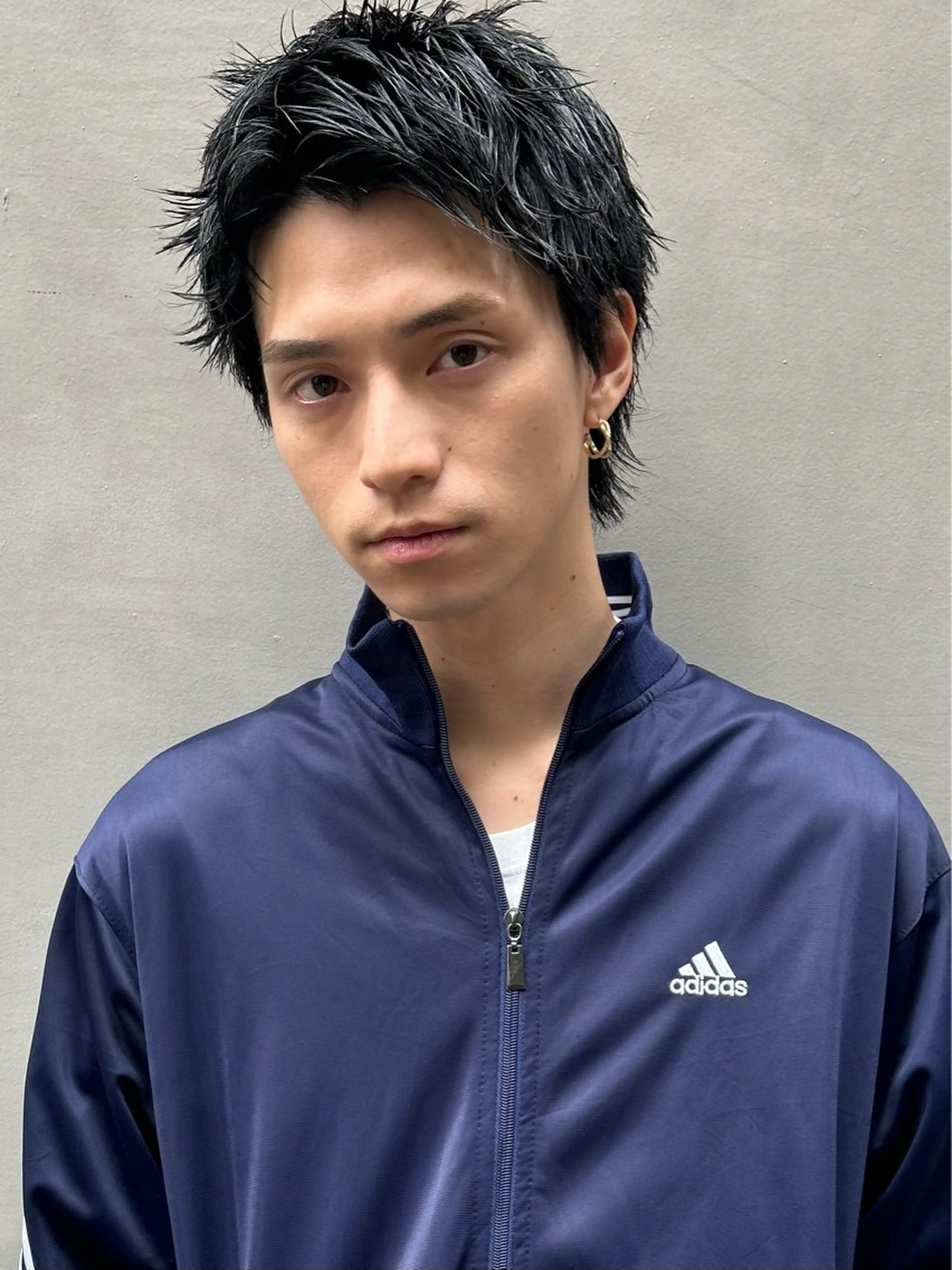 ショート メンズ アップバング ビジネス センターパート フェードカット メンズハイライト 💁‍♂️メンズカッ トパーマ💈大田涼華のヘアスタイル