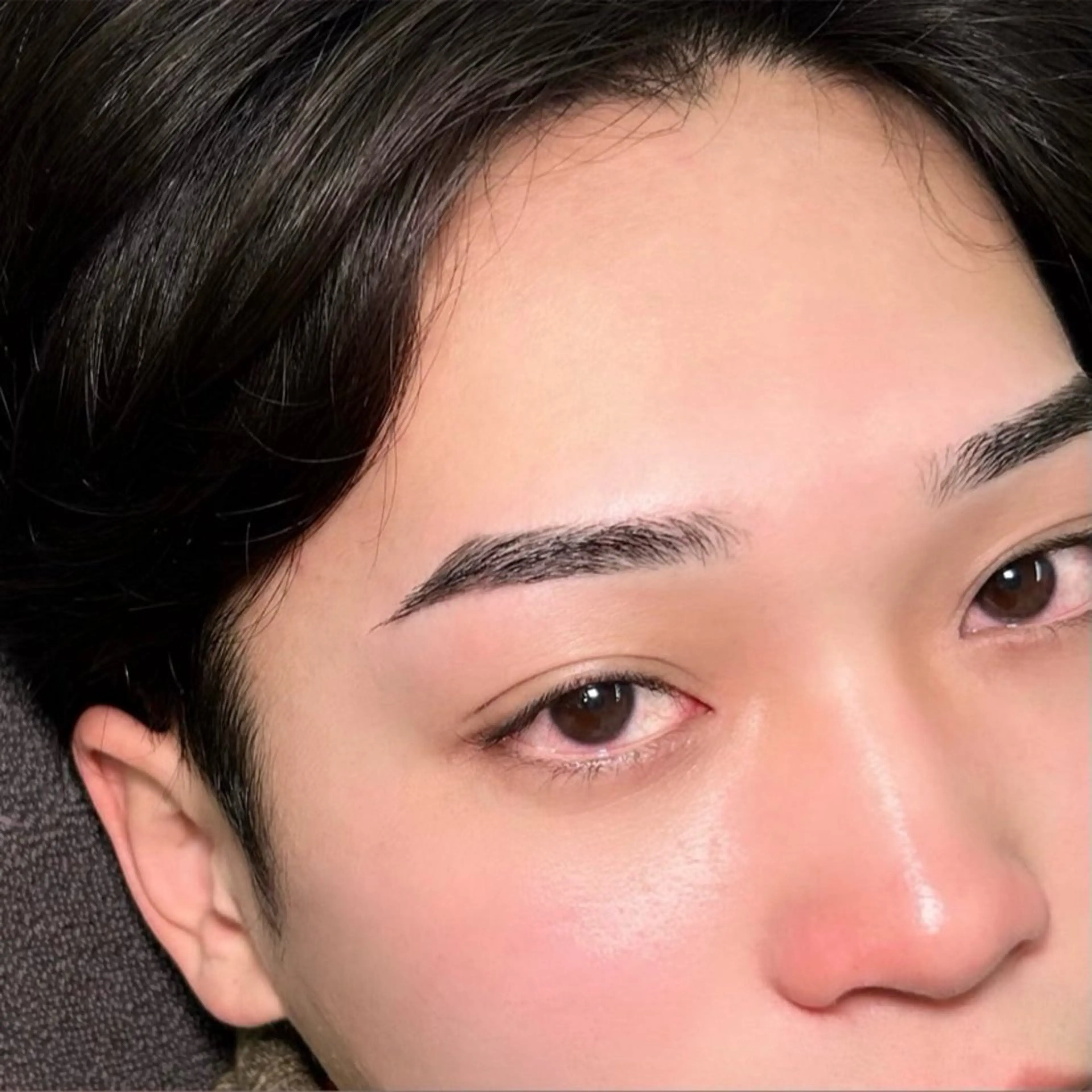 ※ Jr.スタイリストが担当※《練習モデル様メニュー》メンズ眉毛ワックス✨（毛抜き、カット込み）の写真