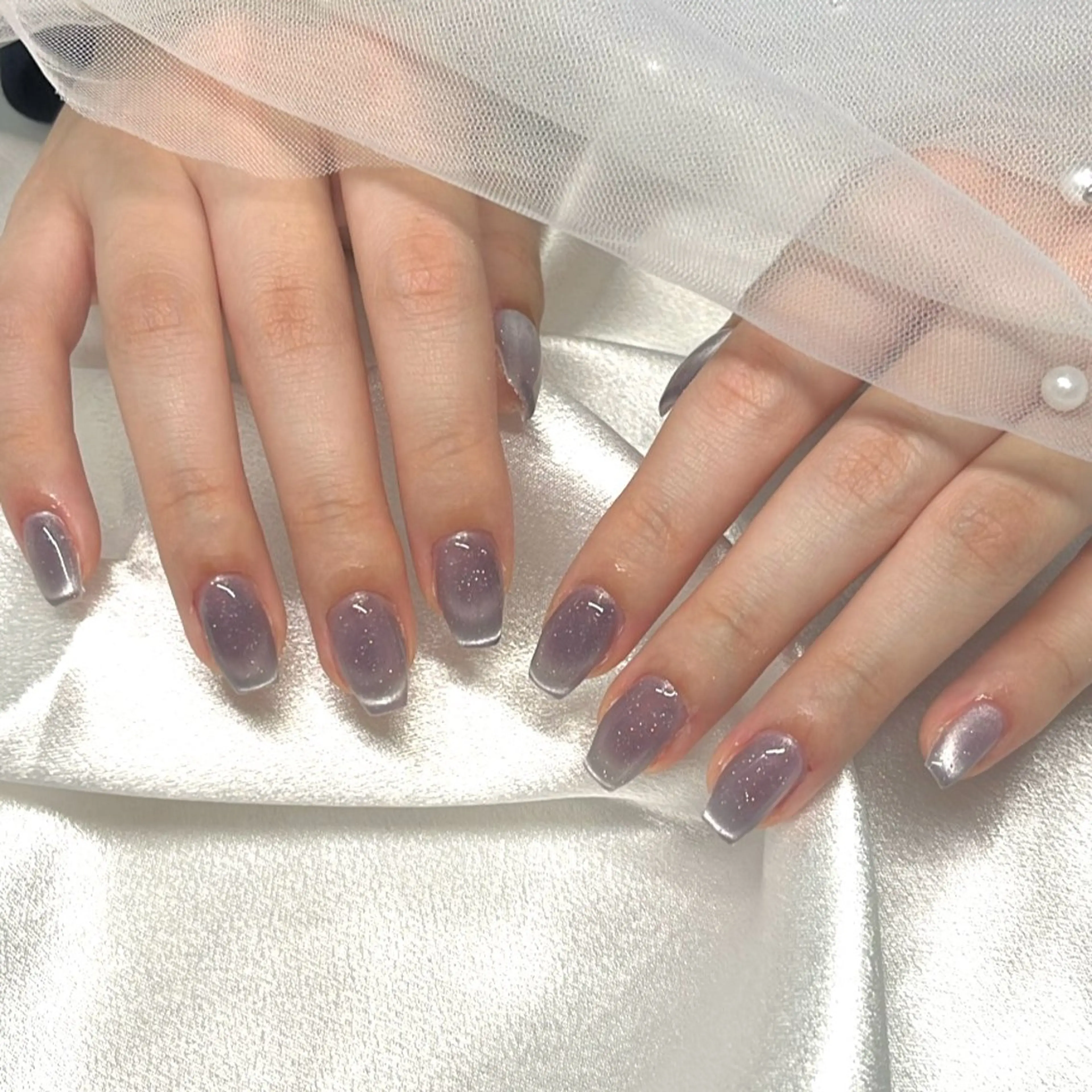 ネイル マグネットネイル 堀部 絢加のネイルデザイン