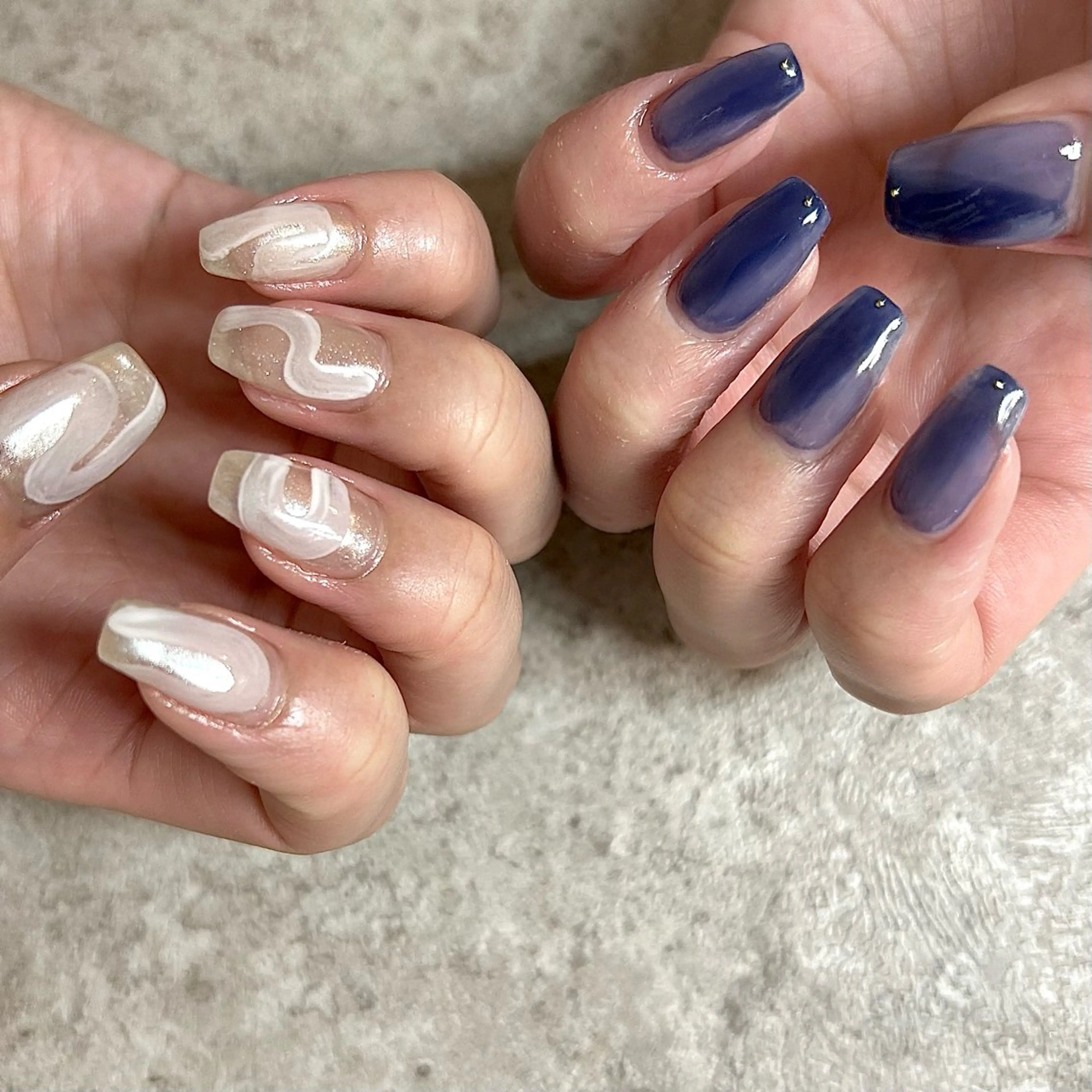 オフケア込💅🏻長さ出し10本+【持込ok】90分アート🎨の写真
